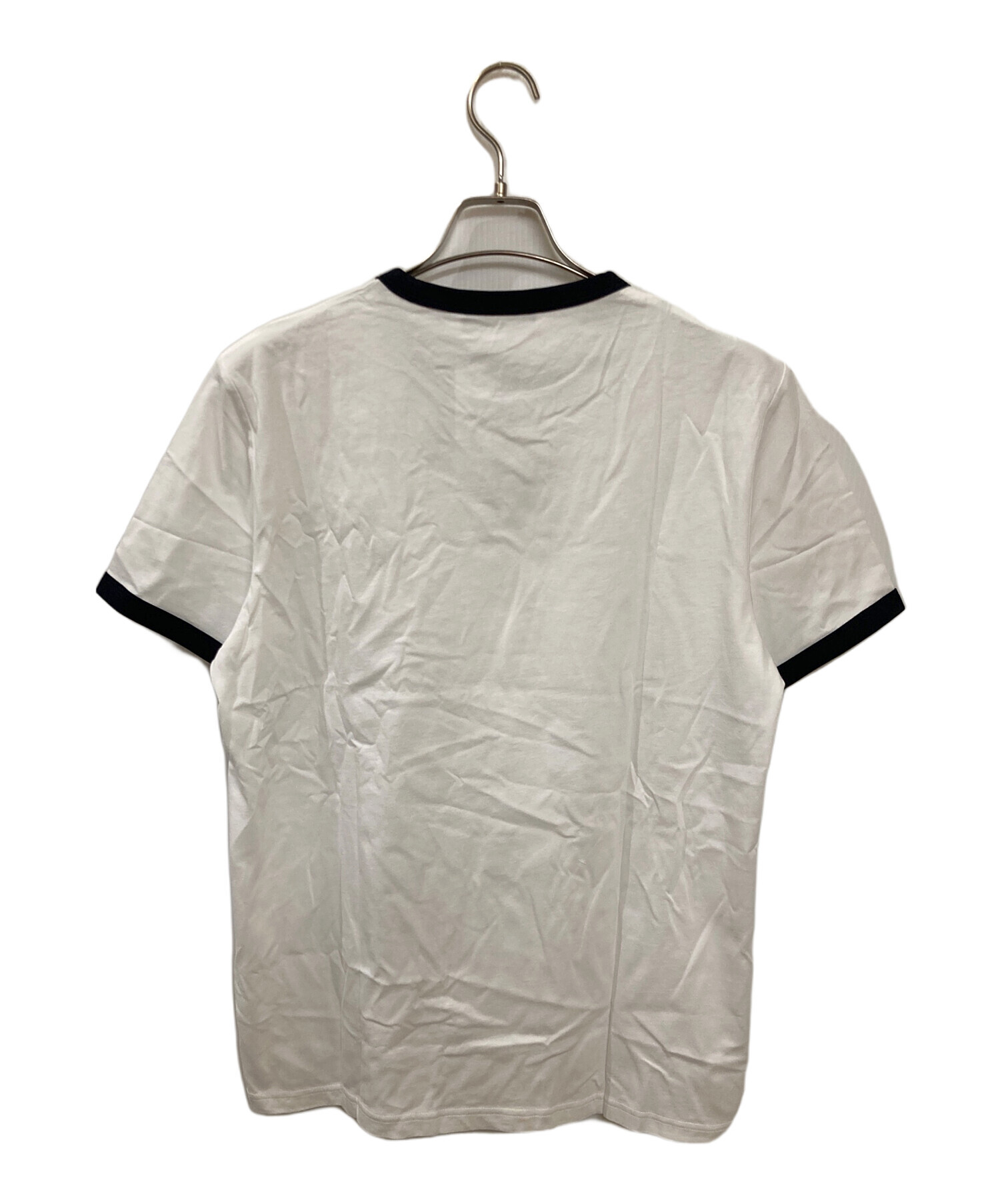 FRED PERRY フレッドペリー/レーストップカットソー/オフホワイト/Aランク/81【中古】 中古・古着通販】FRED PERRY (フレッドペリー) 刺繍リンガーTシャツ