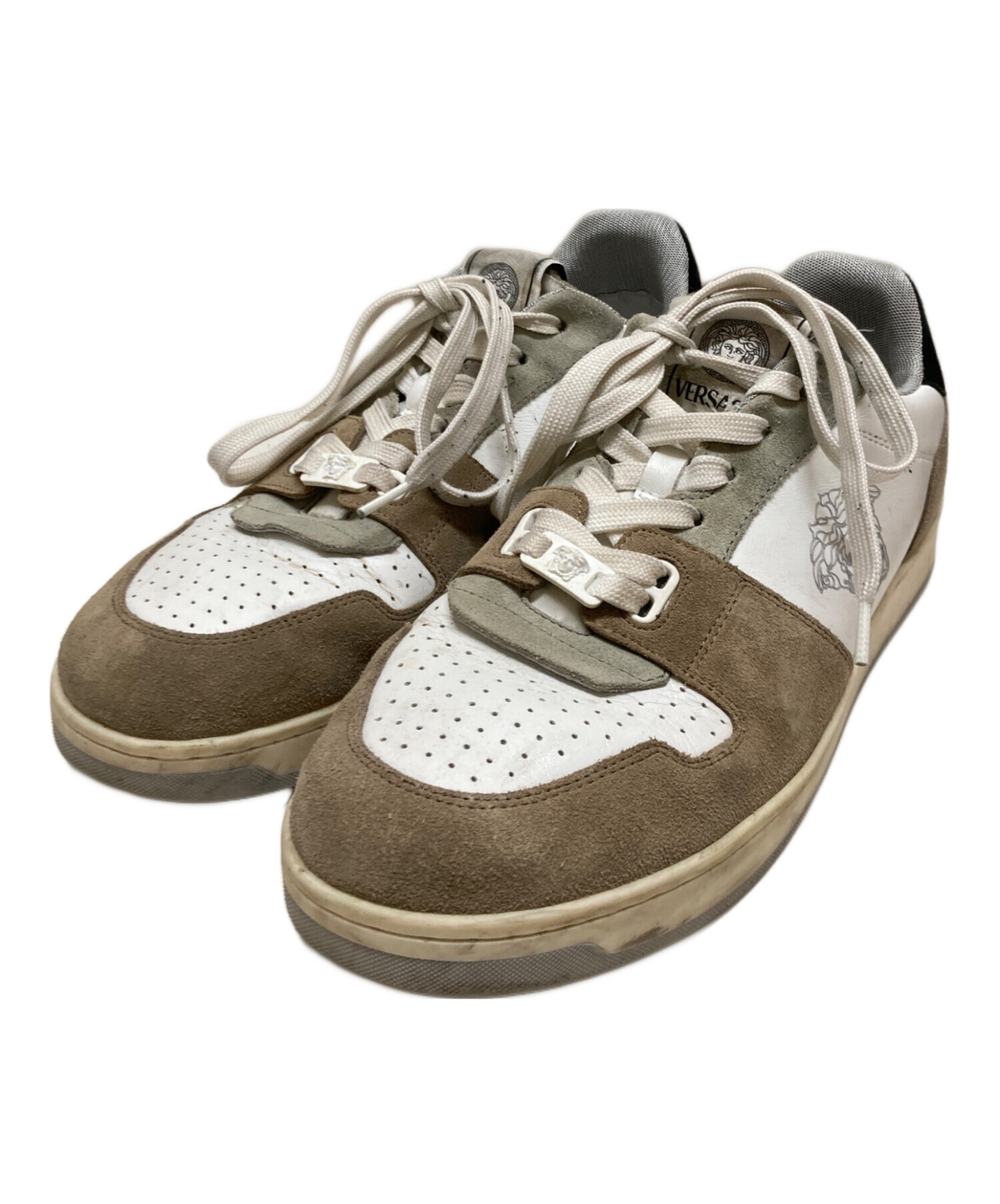 中古・古着通販】VERSACE (ヴェルサーチェ) Medusa Logo Suede Leather 