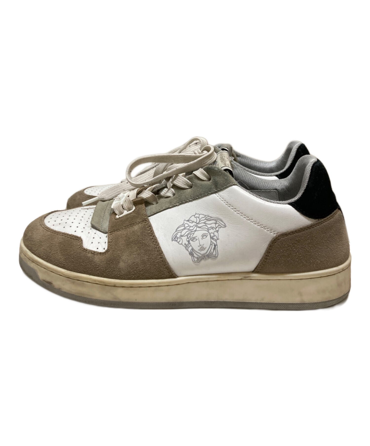 中古・古着通販】VERSACE (ヴェルサーチェ) Medusa Logo Suede Leather 
