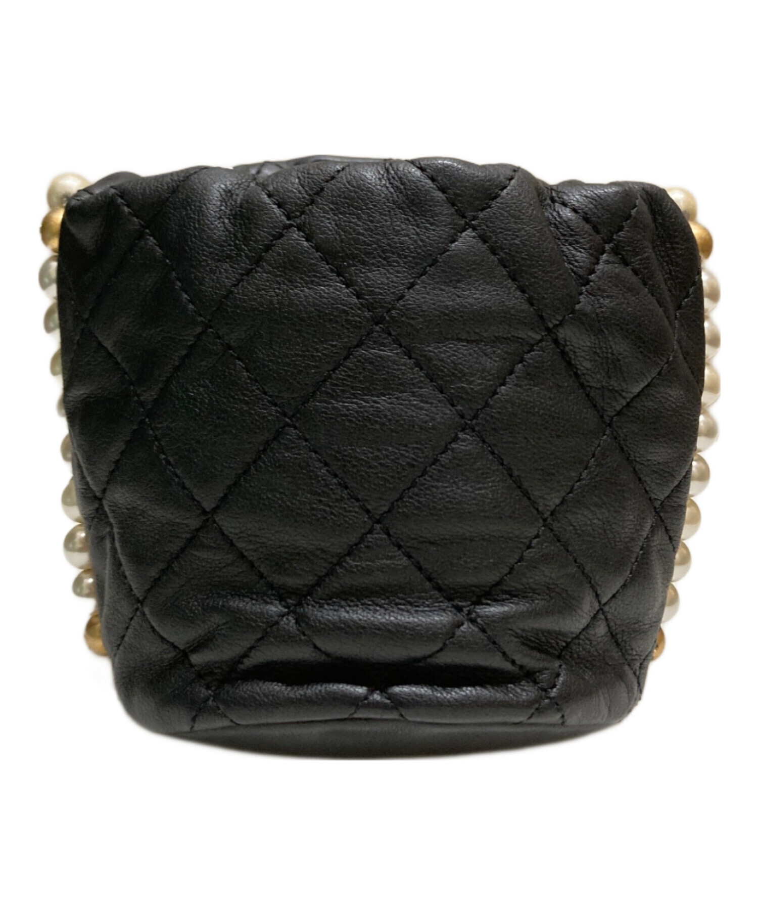 中古・古着通販】CHANEL (シャネル) フェイクパールチェーンショルダー