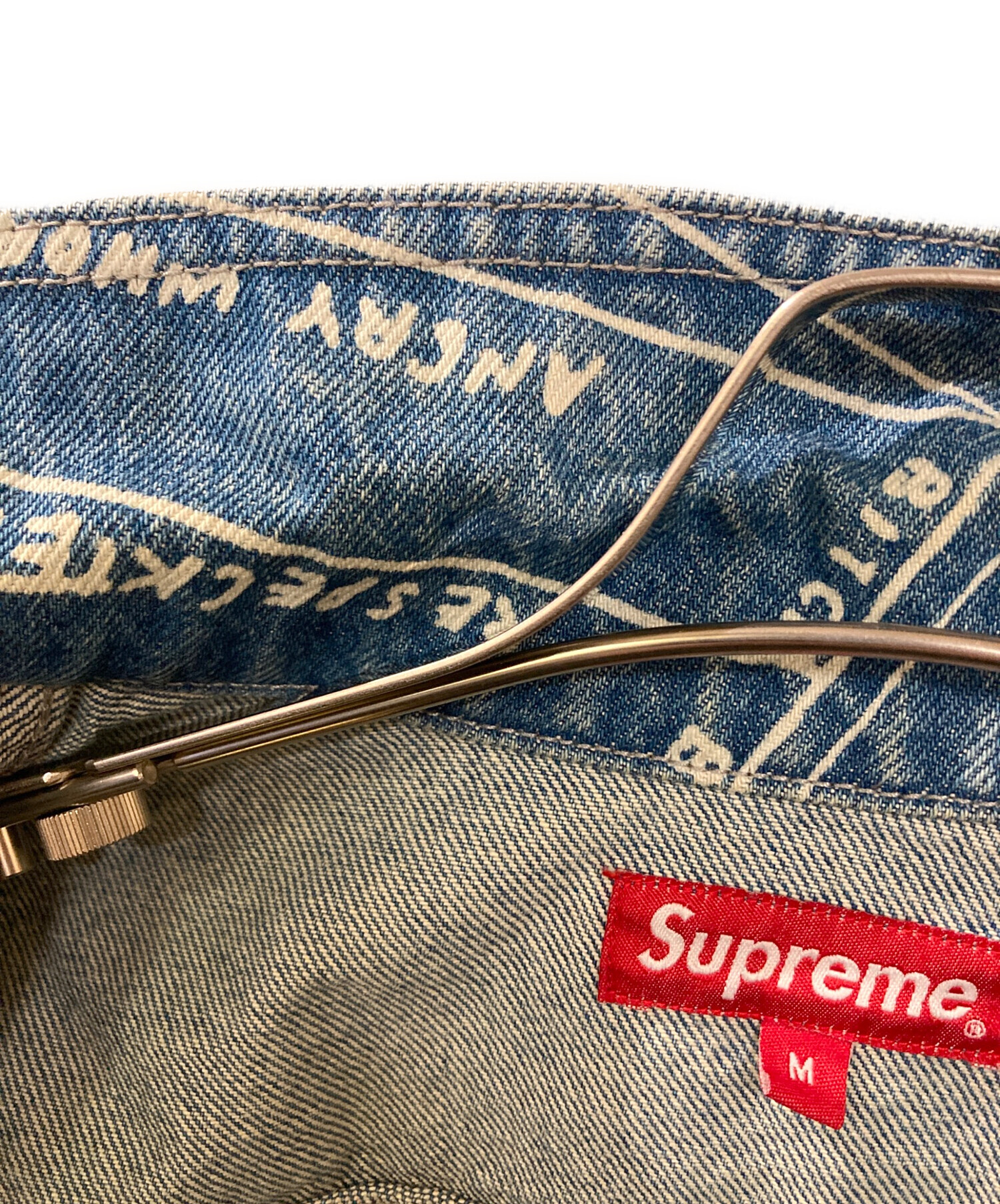 中古・古着通販】Supreme (シュプリーム) Gonz map work jacket/デニム