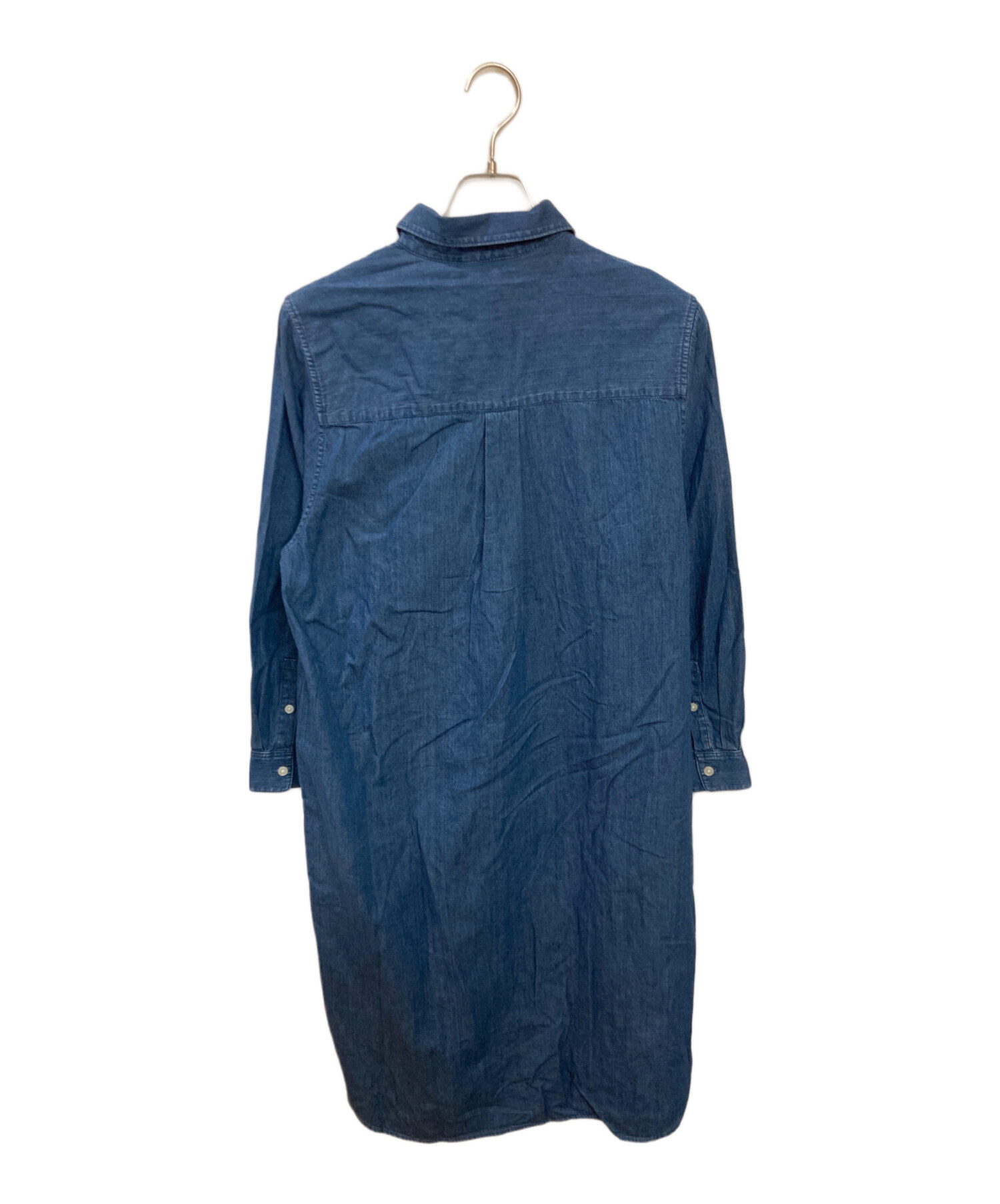 LACOSTE デニムシャツワンピース 36 中古・古着通販】LACOSTE 