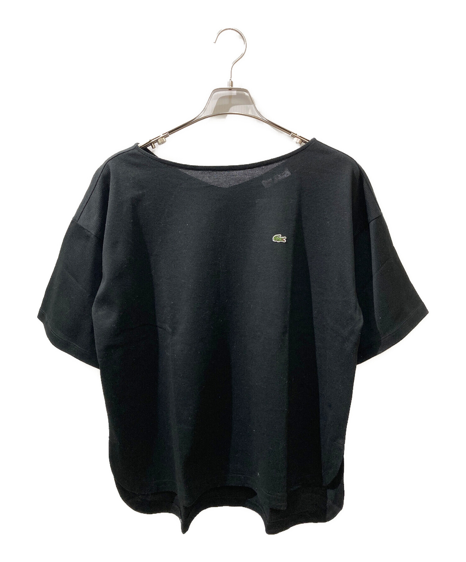 中古・古着通販】LACOSTE (ラコステ) 半袖カットソー ブラック サイズ