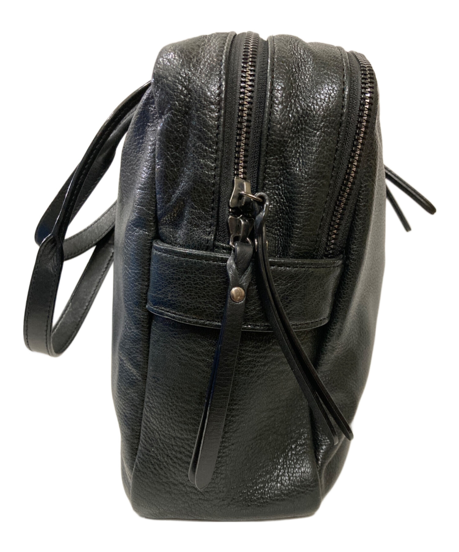 中古・古着通販】ESTINE (エスティーヌ) レザーボストンバッグ 