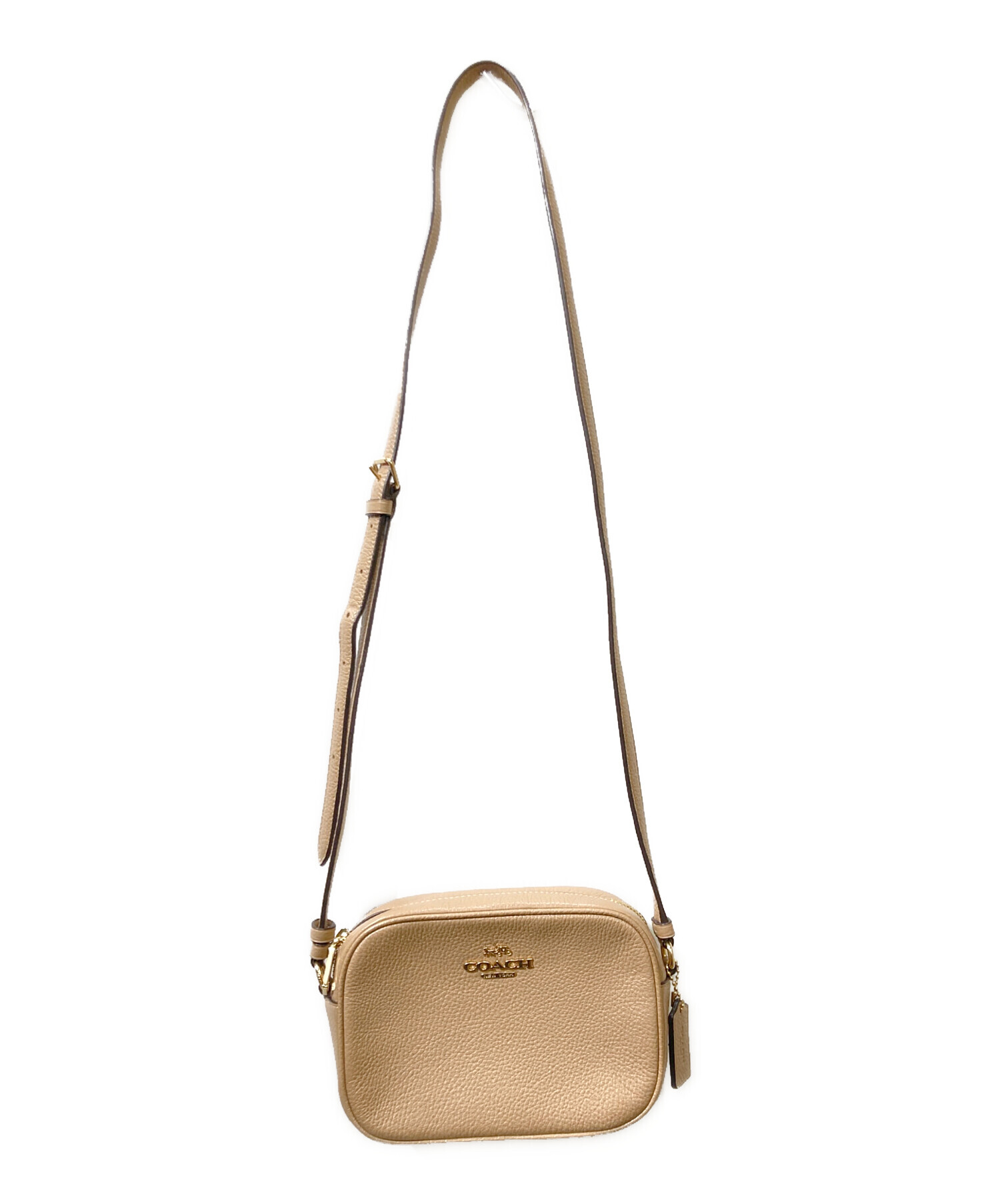 COACH コーチ ミニ ジェイミー カメラ バッグ ベージュ 中古・古着通販】COACH (コーチ) ミニ ジェイミー カメラ バッグ