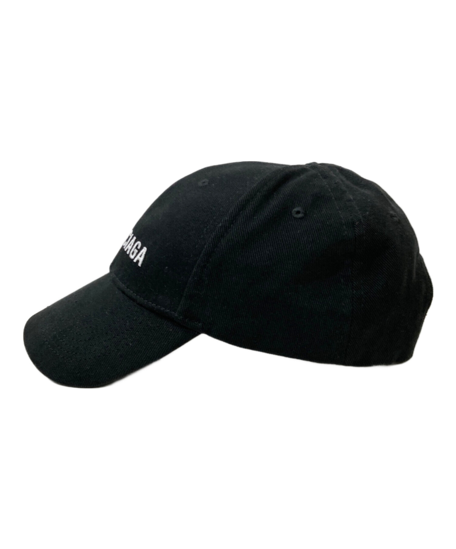 BALENCIAGA ロゴ キャップ バレンシアガ Black ブラック 黒 中古・古着通販】BALENCIAGA (バレンシアガ) Logo Cap/ロゴキャップ