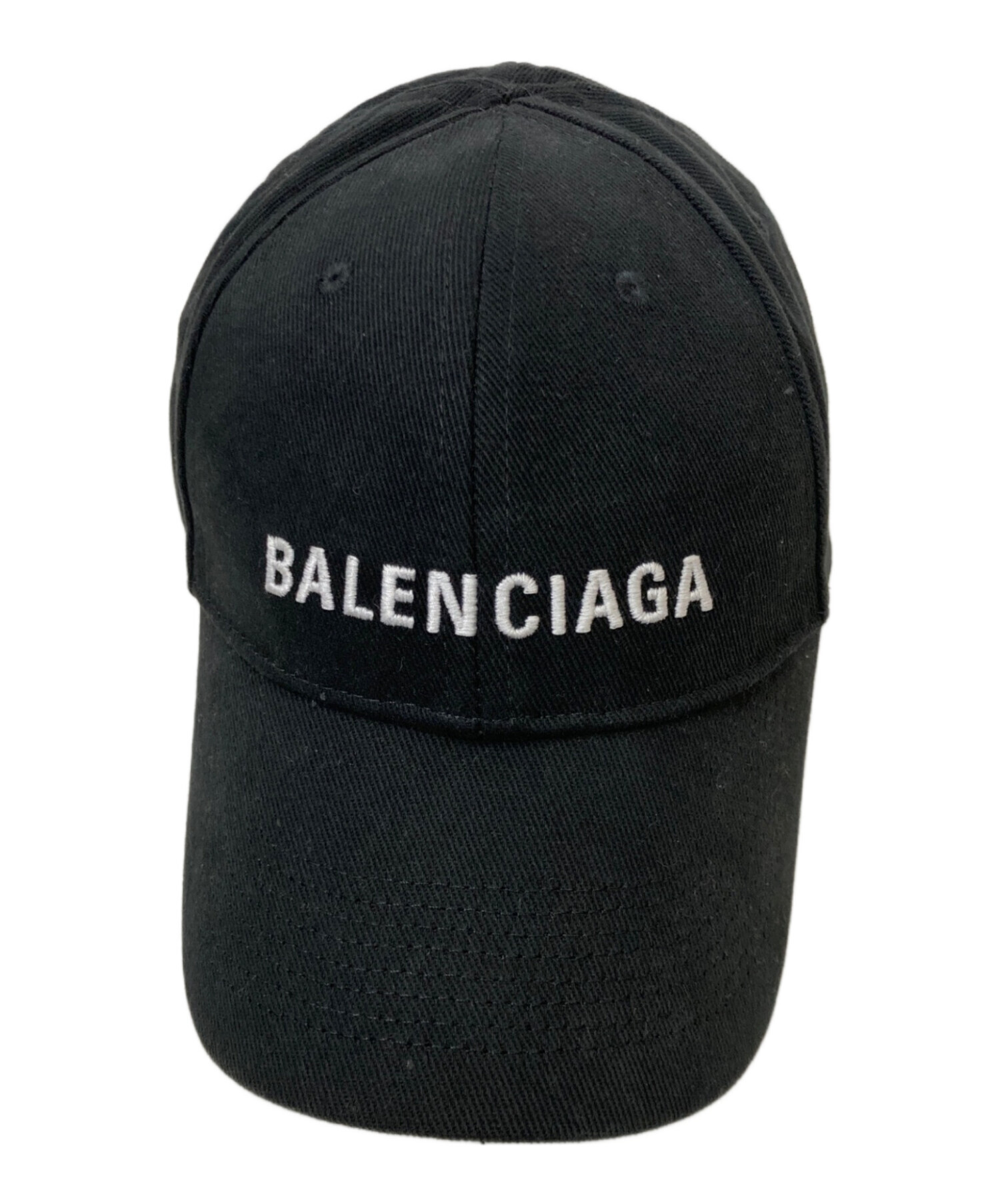 BALENCIAGA ロゴ キャップ バレンシアガ Black ブラック 黒 中古・古着通販】BALENCIAGA (バレンシアガ) Logo Cap/ロゴキャップ