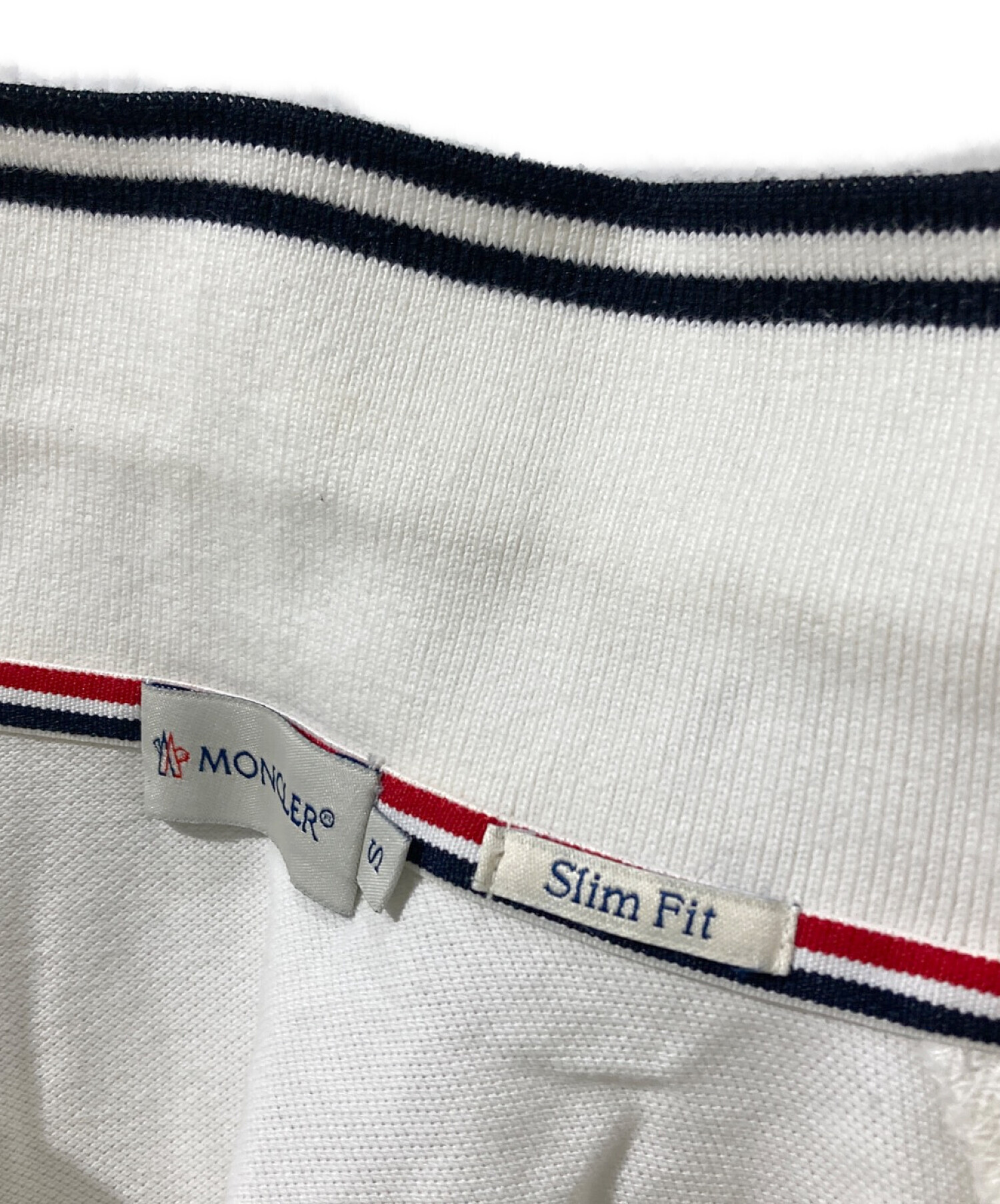k*k様 MONCLER ホワイト ポロシャツ S 新品未使用品 中古・古着通販】MONCLER (モンクレール) ポロシャツ ホワイト サイズ