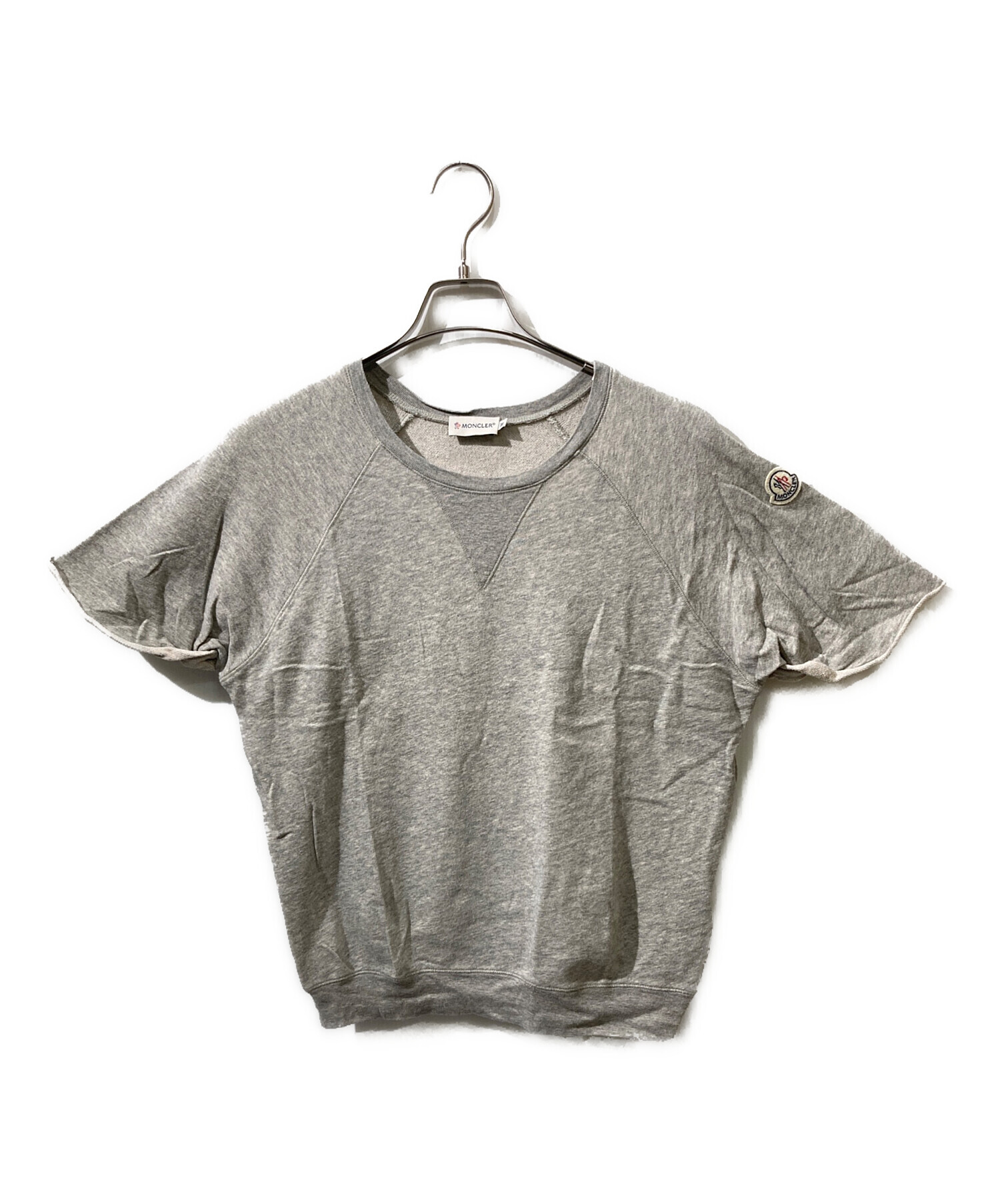中古・古着通販】MONCLER (モンクレール) 裏毛ライトスウェットTシャツ 