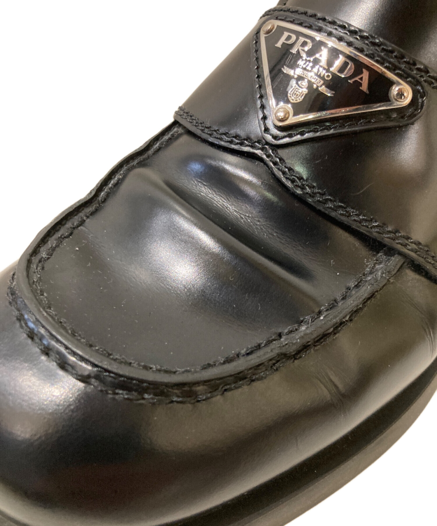 中古・古着通販】PRADA (プラダ) トライアングルロゴ ブラッシュド