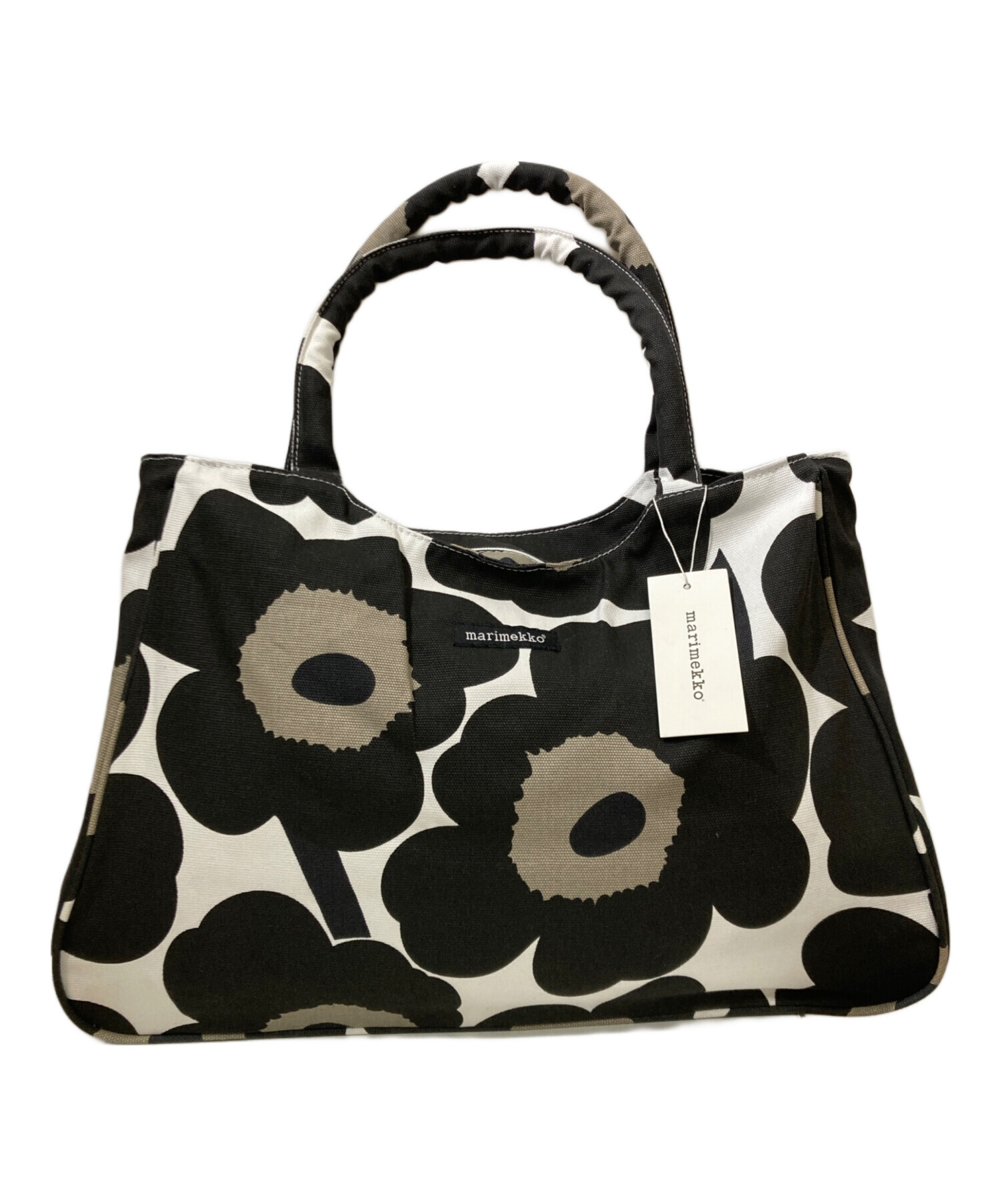 中古・古着通販】marimekko (マリメッコ) トートバッグ ブラック 