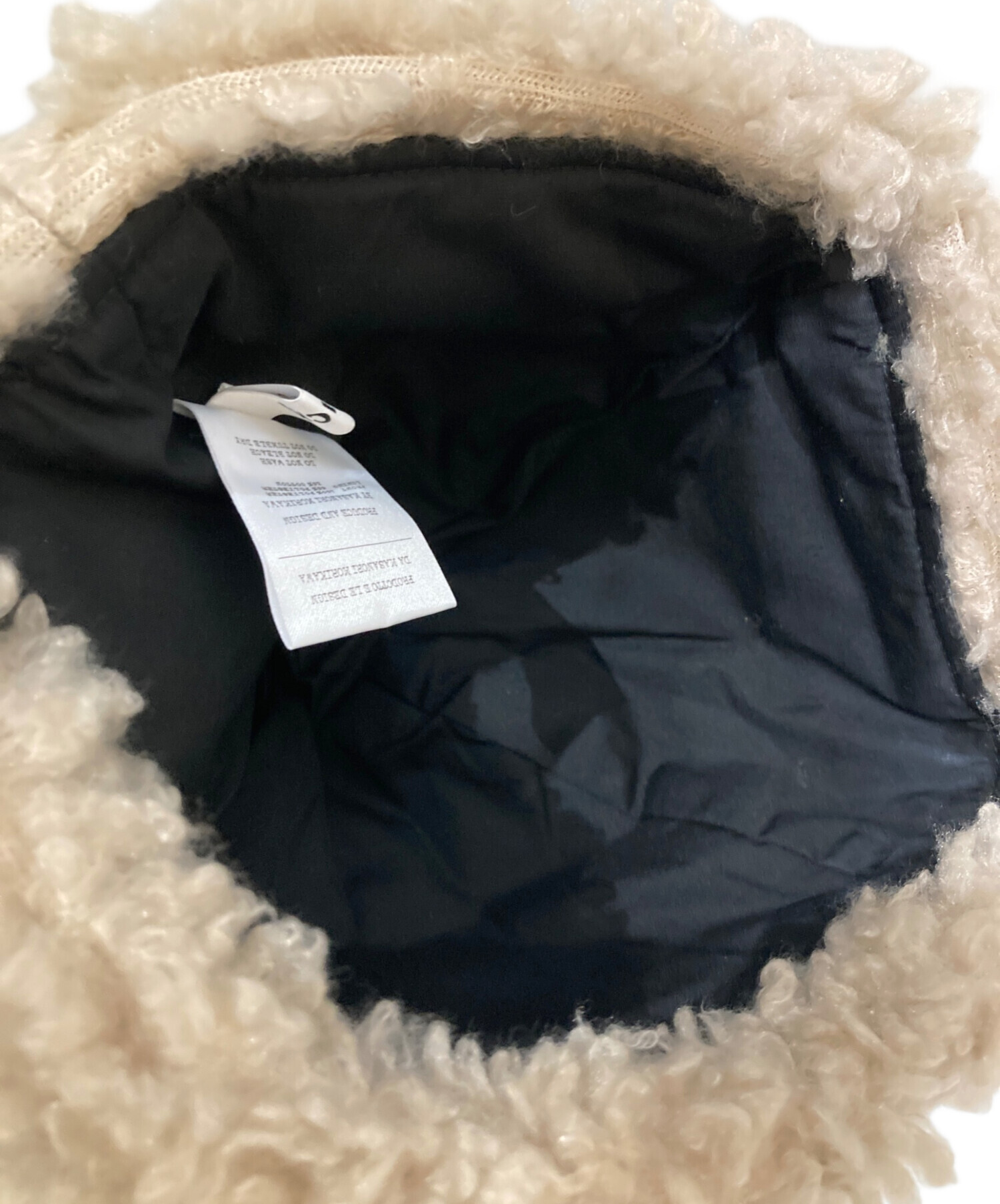 中古・古着通販】BASICKS (ベイシックス) Bear Beanie ベージュ