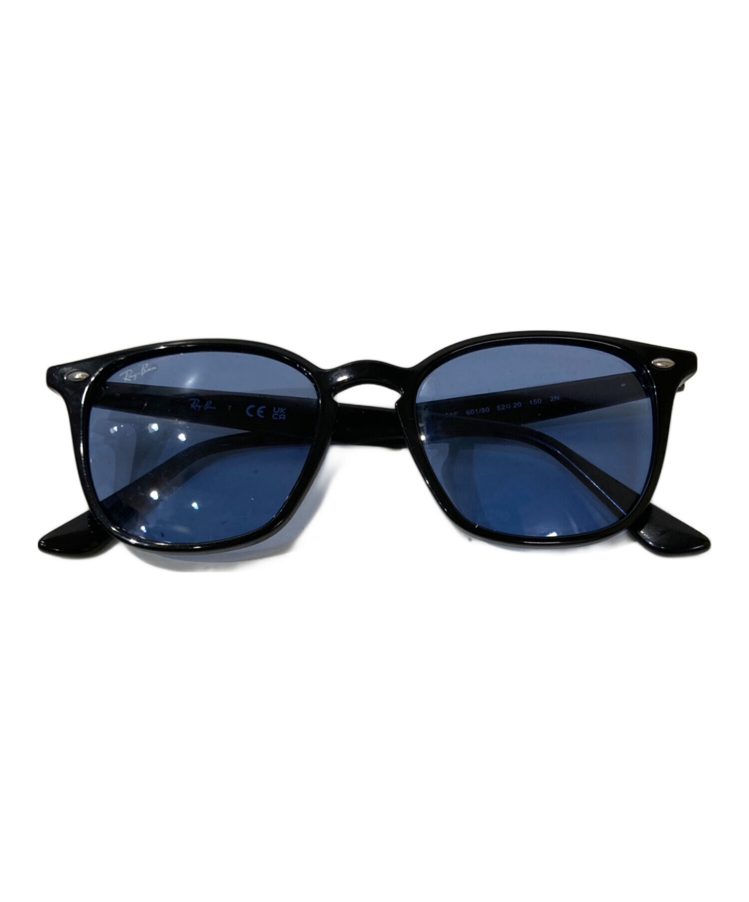 中古・古着通販】RAY-BAN (レイバン) サングラス ブラック×ブルー 