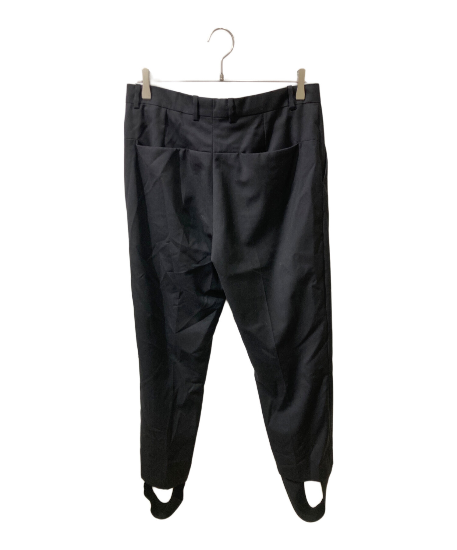 中古・古着通販】NAMACHEKO (ナマチェコ) ウールスラックス ブラック