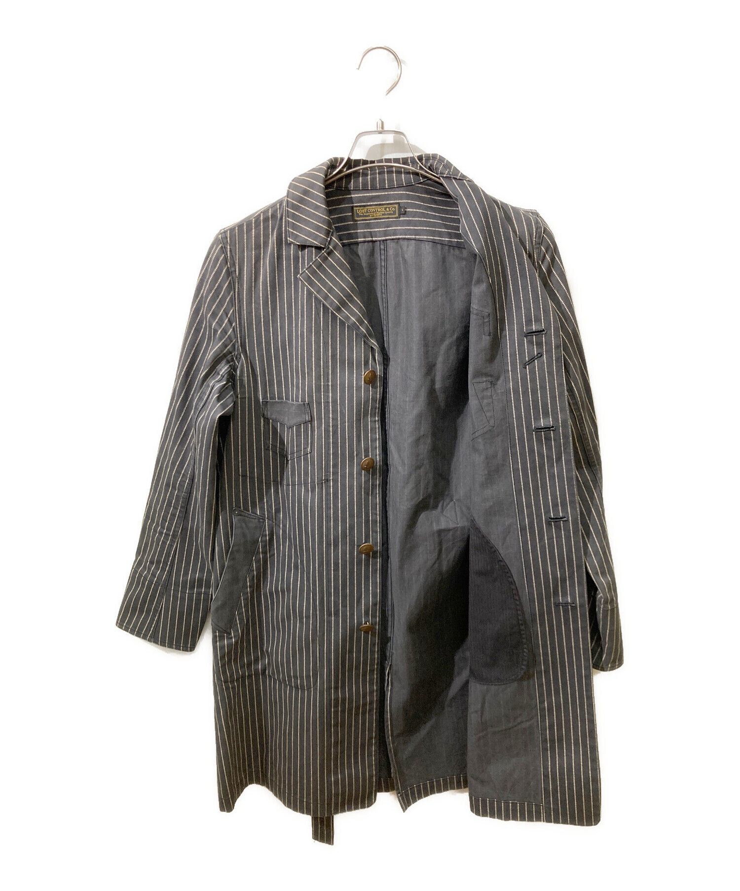 中古・古着通販】LOST CONTROL (ロストコントロール) Black Wabash
