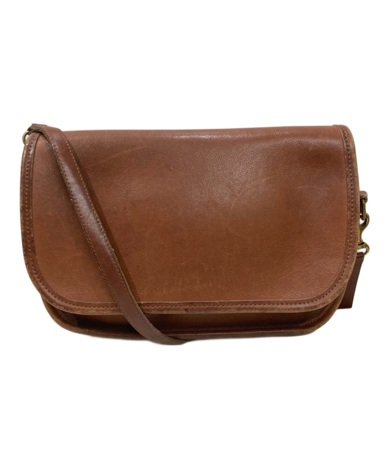 Coach フラップショルダーバッグ ブラウン COACH(コーチ) ⁄ オールド 