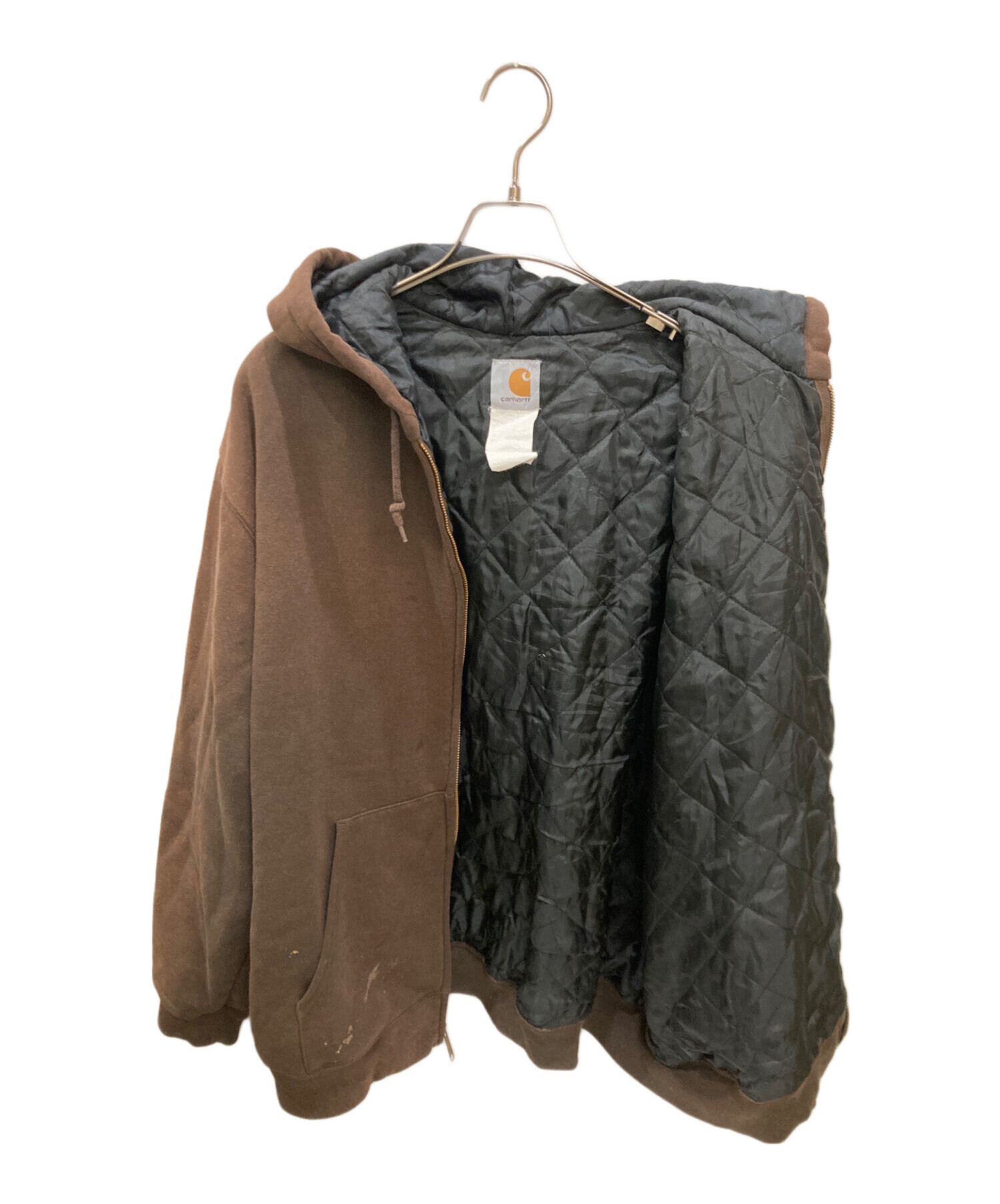 中古・古着通販】CarHartt (カーハート) 古着中綿スウェットパーカー
