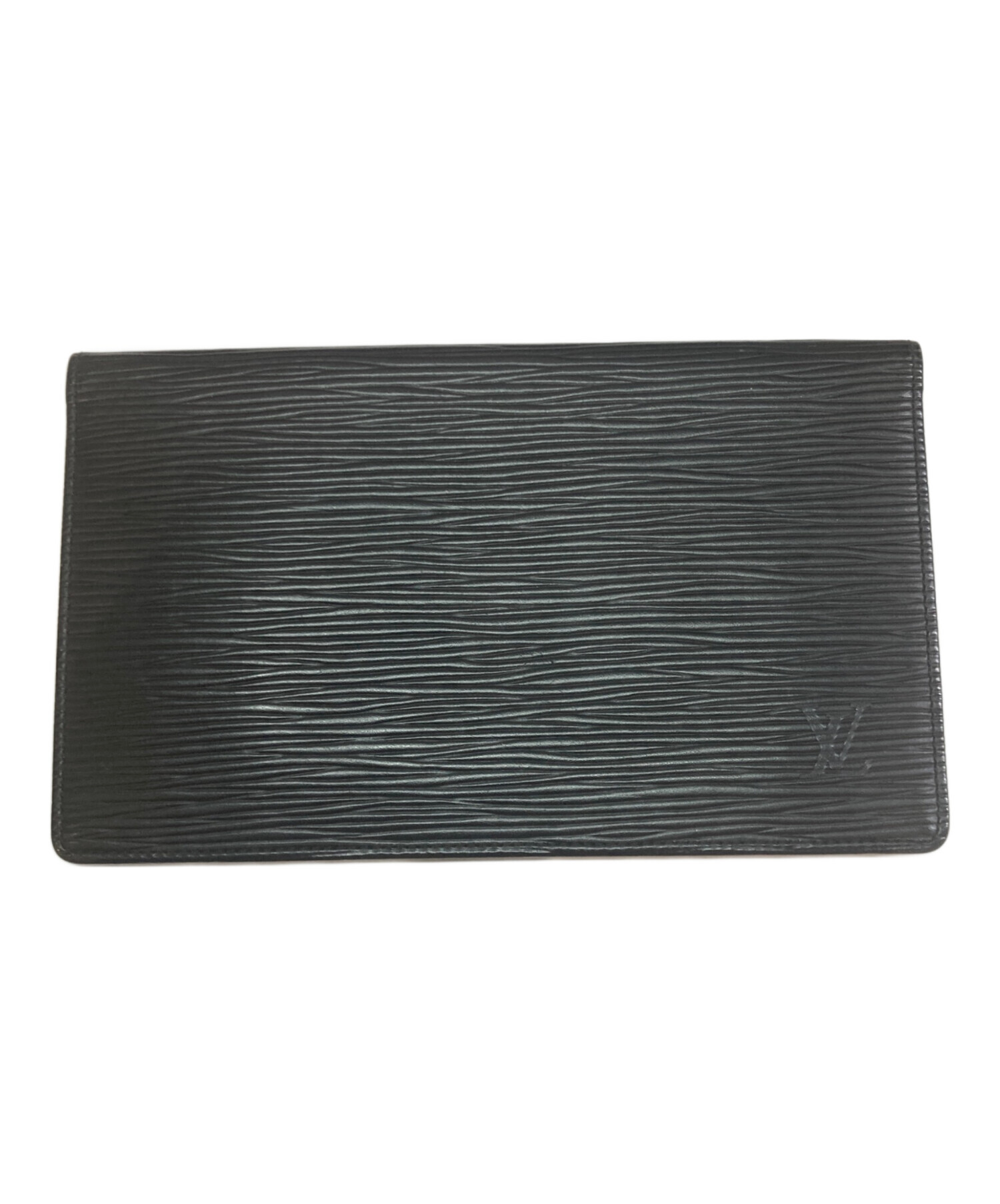 【未使用】ルイヴィトン ノート 黒 LOUIS VUITTON 中古・古着通販】LOUIS VUITTON (ルイ ヴィトン) 手帳カバー ブラック