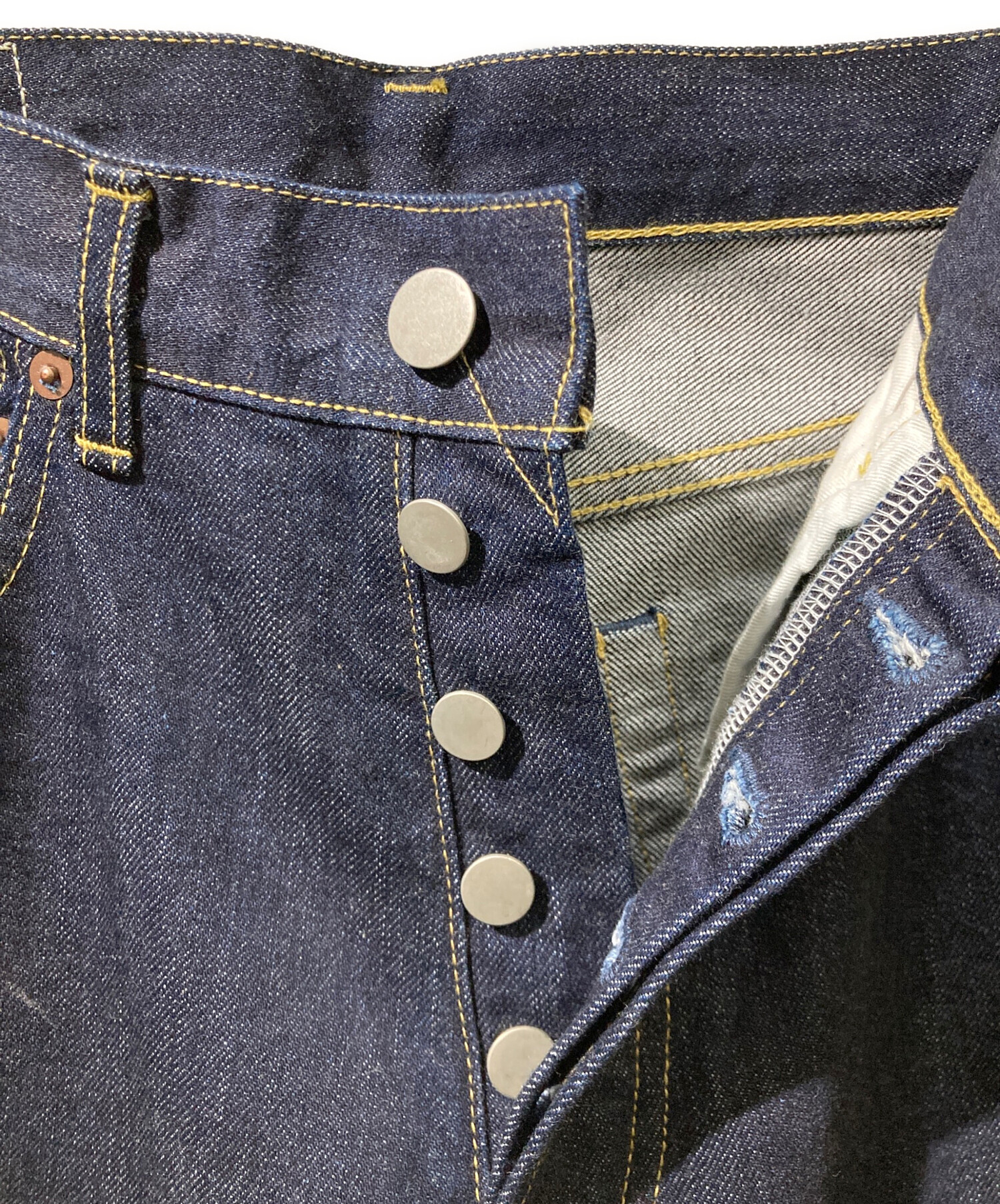 中古・古着通販】ssstein (シュタイン) FLARE DENIM JEANS インディゴ
