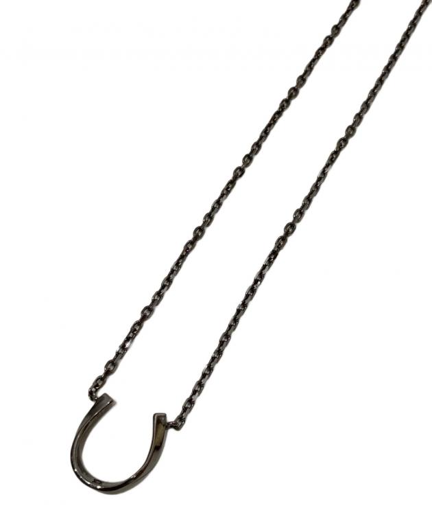 中古・古着通販】ete (エテ) ホースシューネックレス ブラック