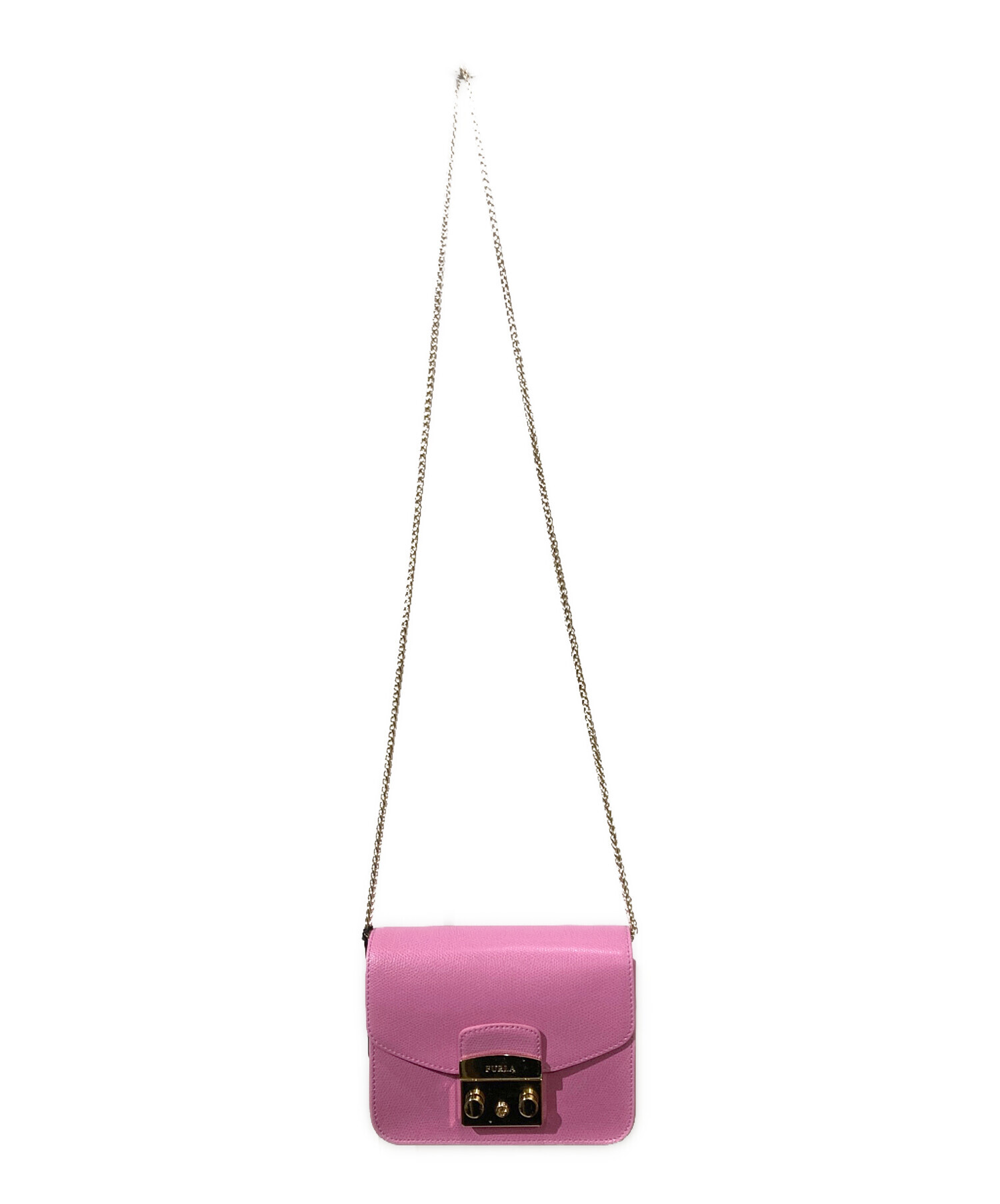 used フルラメトロポリス  ウインターローズ  美品 中古・古着通販】FURLA (フルラ) メトロポリス ショルダーバッグ