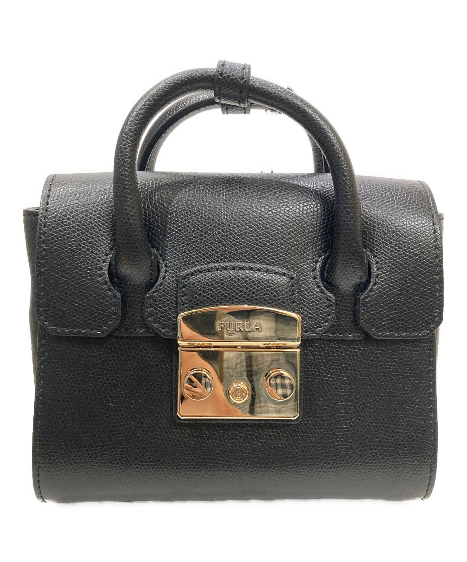 FURLA☆人気のメトロポリス 定価5.2万円 ペタロ 中古・古着通販】FURLA (フルラ) メトロポリス/サッチェル2WAY
