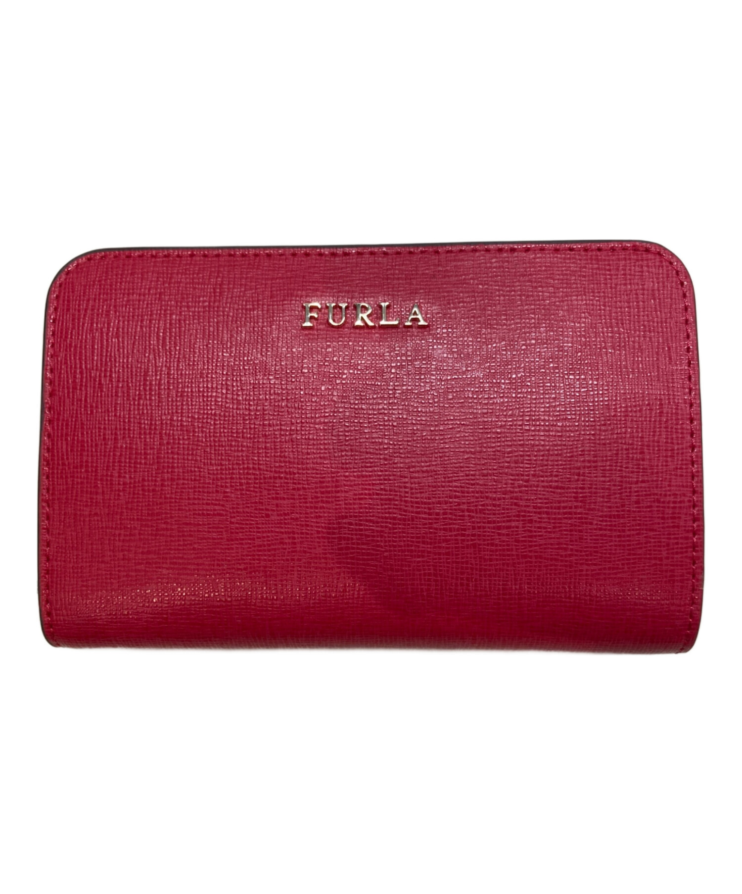 中古・古着通販】FURLA (フルラ) バビロン/二つ折り財布 レッド 未使用