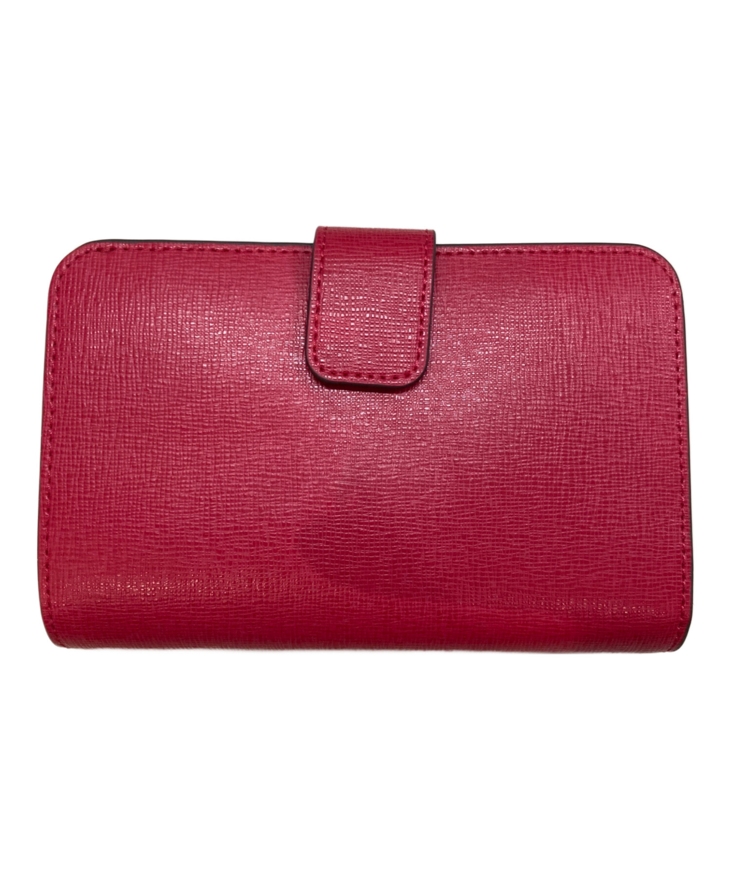 【ほぼ未使用】FURLA フルラ バビロン S 二つ折り財布　ダークレッド 中古・古着通販】FURLA (フルラ) バビロン/二つ折り財布 レッド 未使用