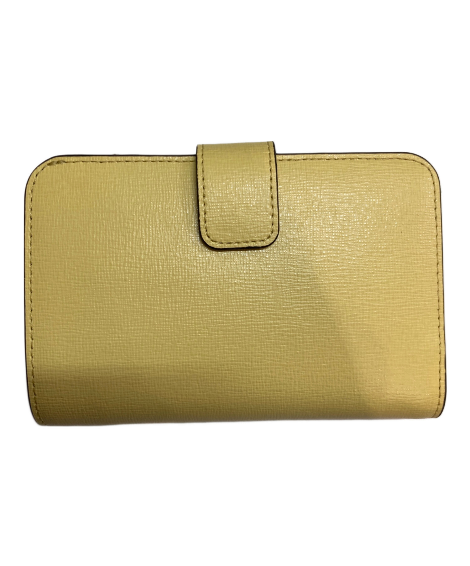 中古・古着通販】FURLA (フルラ) バビロン/2つ折り財布 イエロー 未