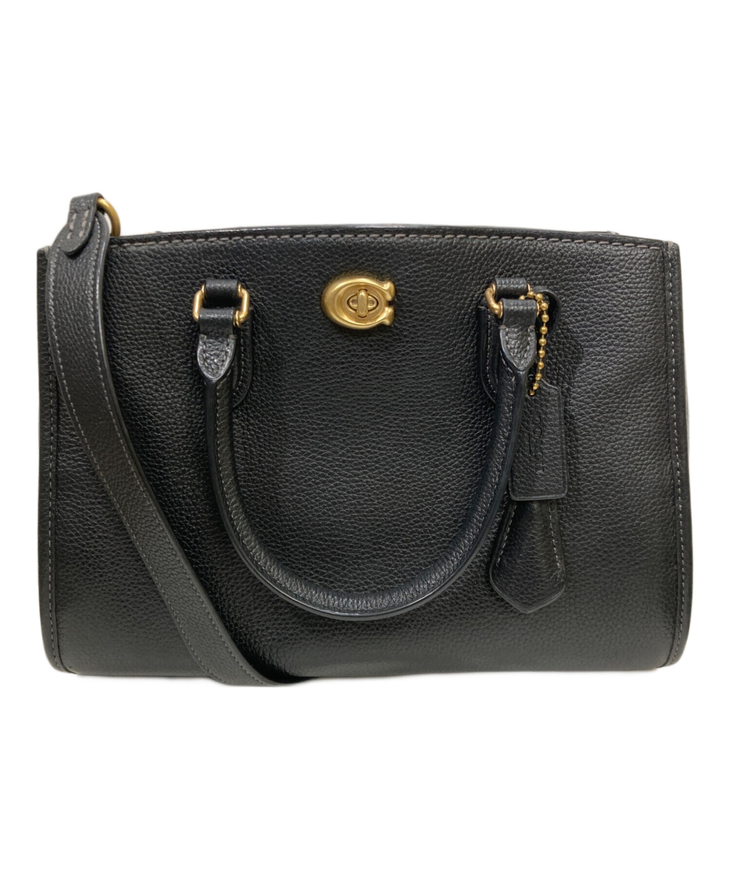 中古・古着通販】COACH (コーチ) ブルック キャリーオール 28 ブラック 
