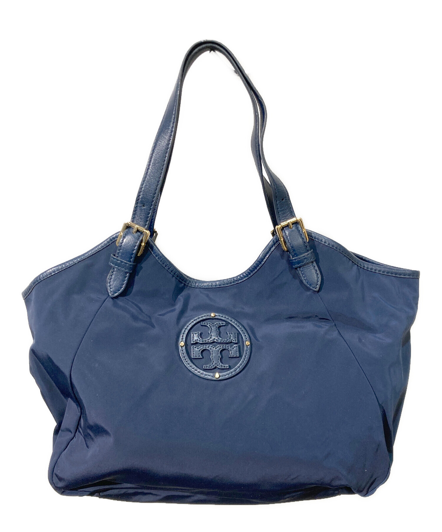 中古・古着通販】TORY BURCH (トリーバーチ) ナイロンバッグ ネイビー