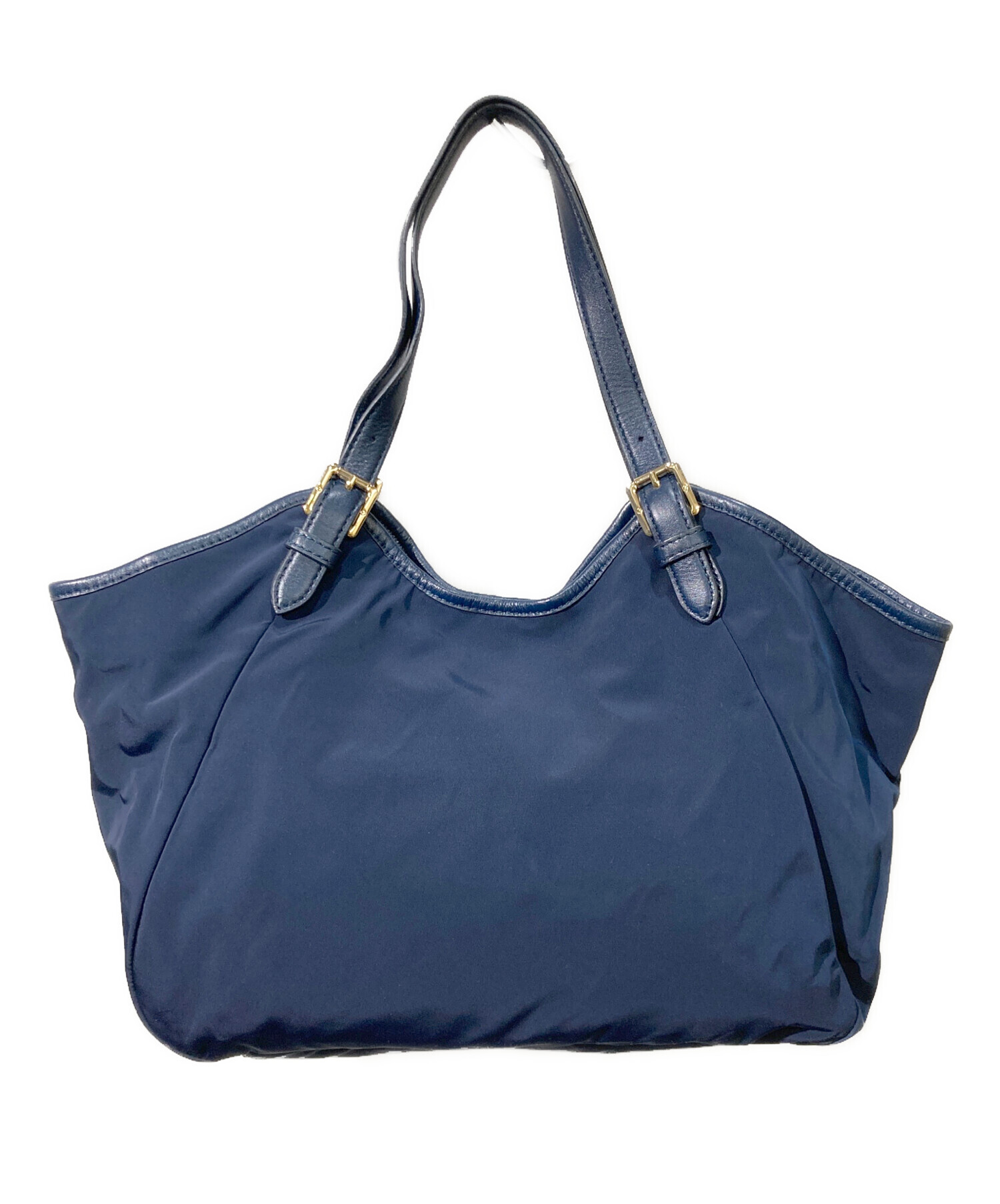 中古・古着通販】TORY BURCH (トリーバーチ) ナイロンバッグ ネイビー