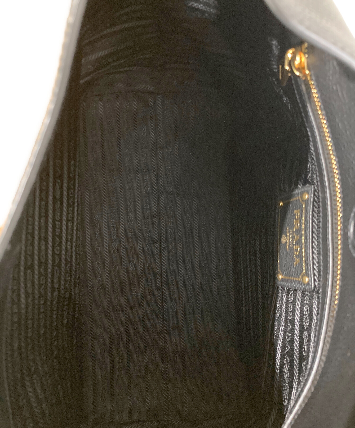 中古・古着通販】PRADA (プラダ) カーフレザーロゴワンショルダー 