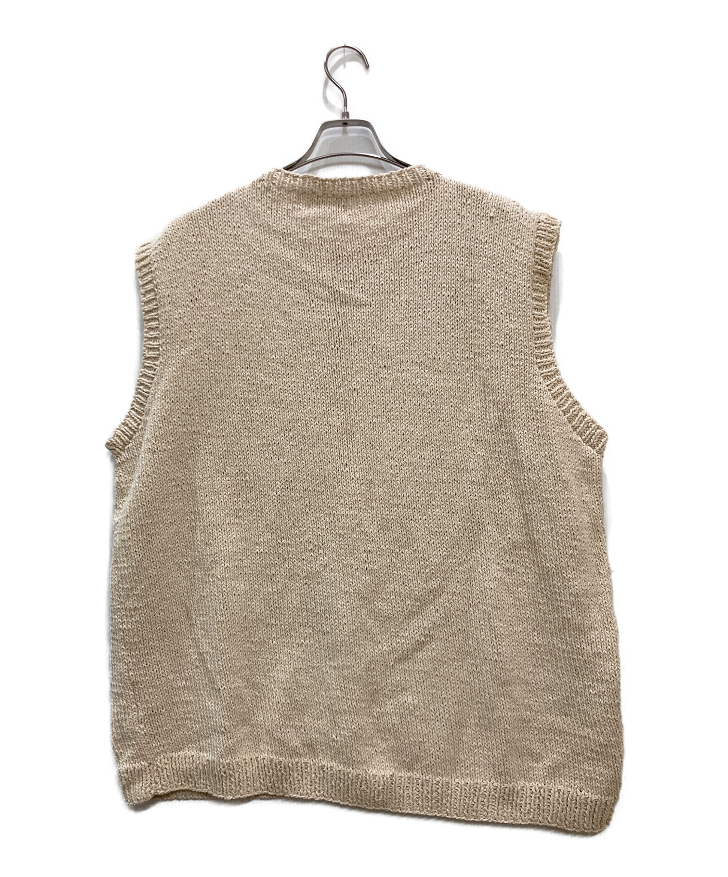 ヘリンボーンパターン ニットベスト 45R☆オシャレさん必須☆古着☆ 中古・古着通販】MCMACHON WOOLEN (マクマーンウーレン) ニットベスト