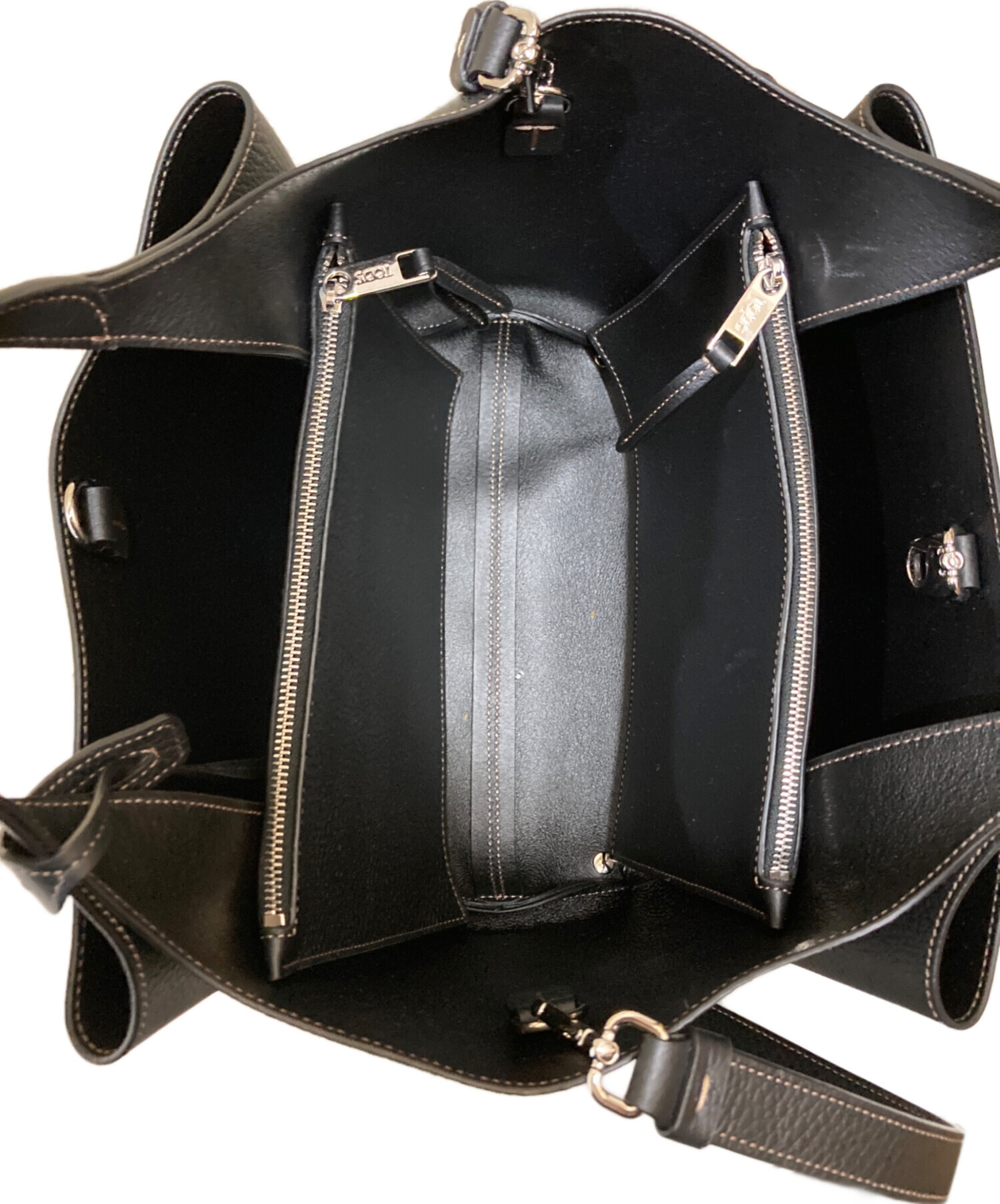 中古・古着通販】TOD'S (トッズ) Tタイムレス ミニ2WAYショルダー