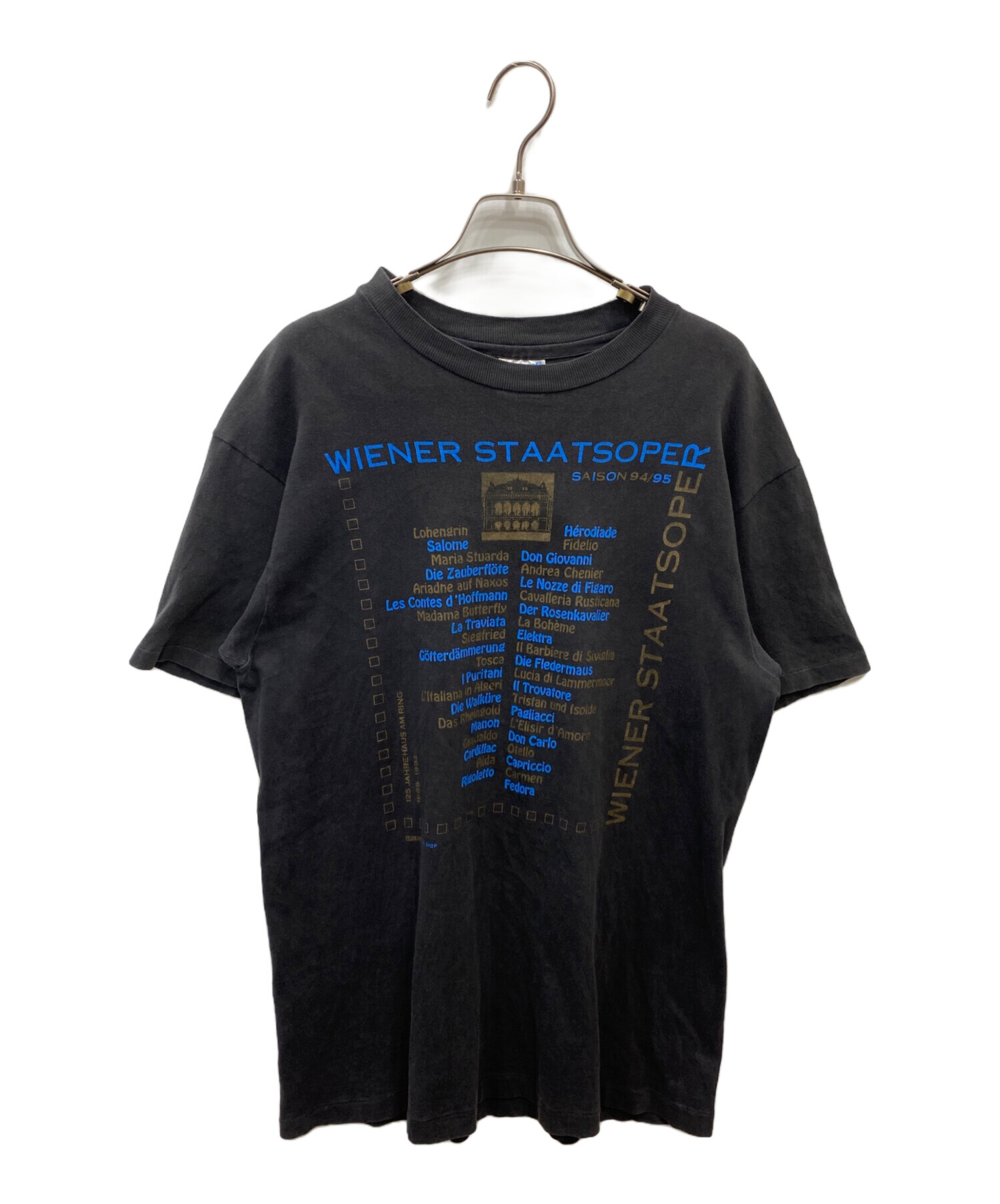中古・古着通販】Hanes (ヘインズ) 90's プリントTシャツ ブラック