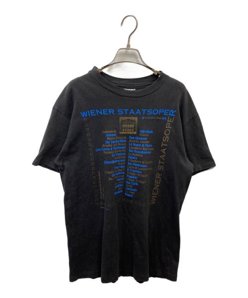 中古・古着通販】Hanes (ヘインズ) 90's プリントTシャツ ブラック