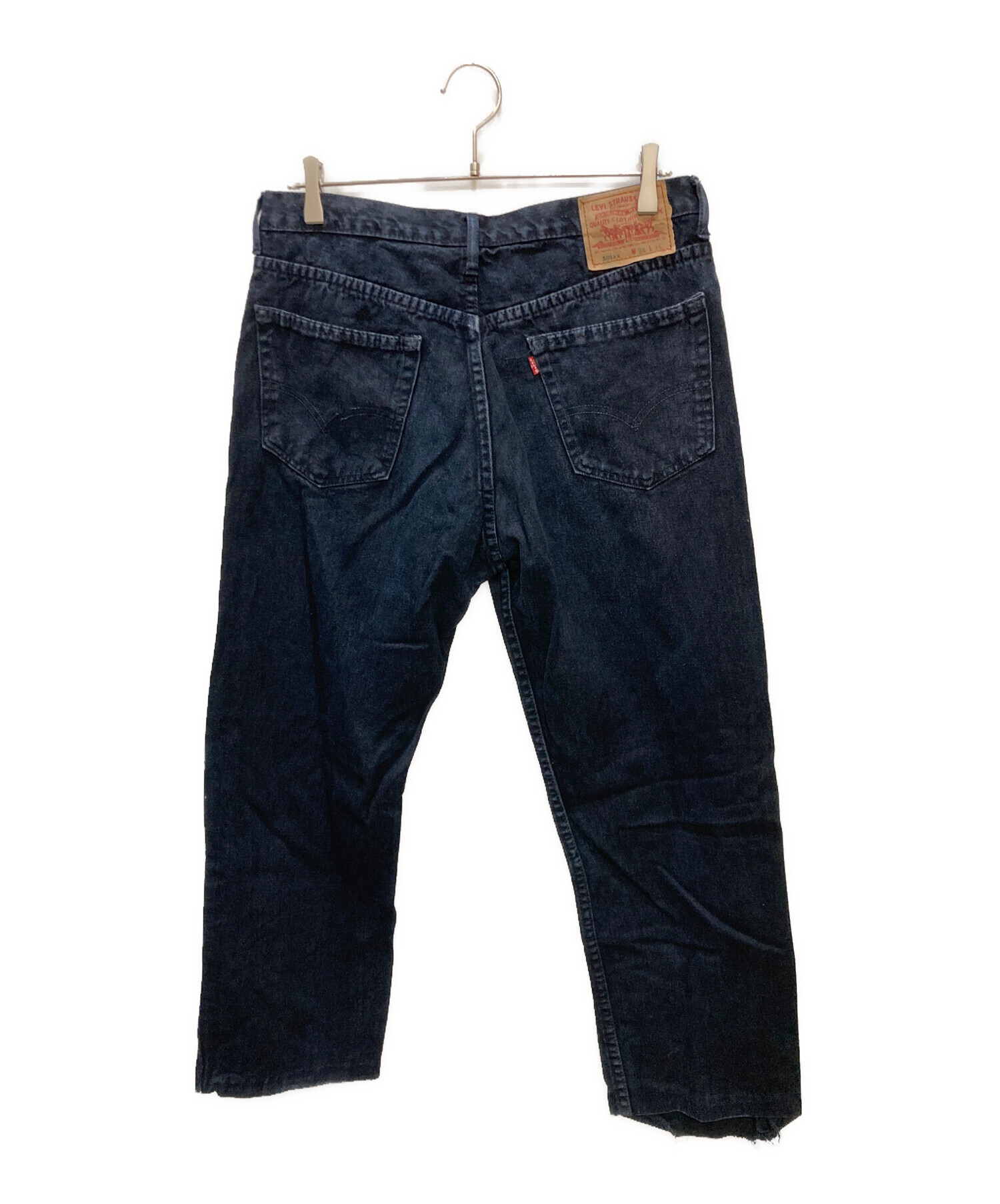 中古・古着通販】LEVI'S (リーバイス) 501デニムパンツ ネイビー