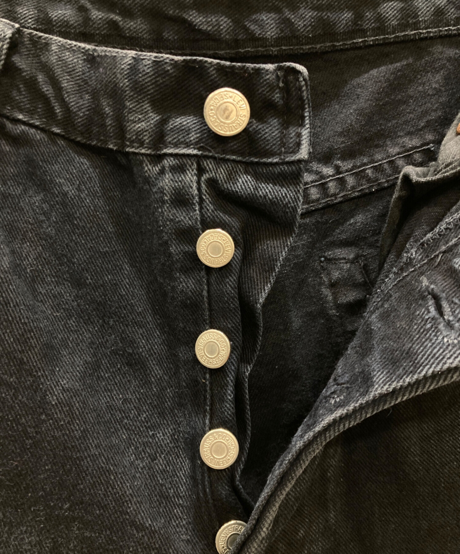 中古・古着通販】LEVI'S (リーバイス) 501デニムパンツ ネイビー