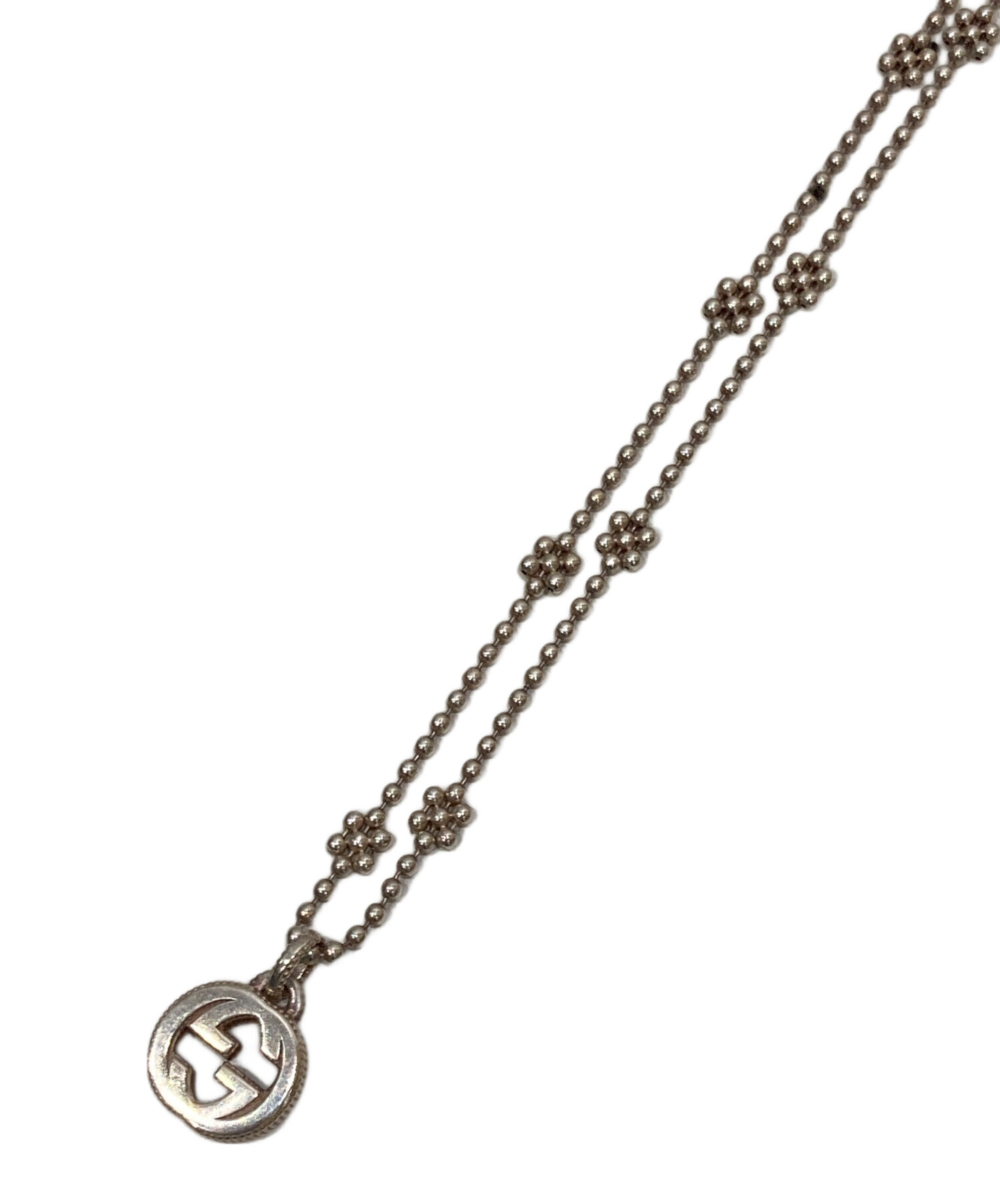 中古・古着通販】GUCCI (グッチ) インターロッキングGネックレス