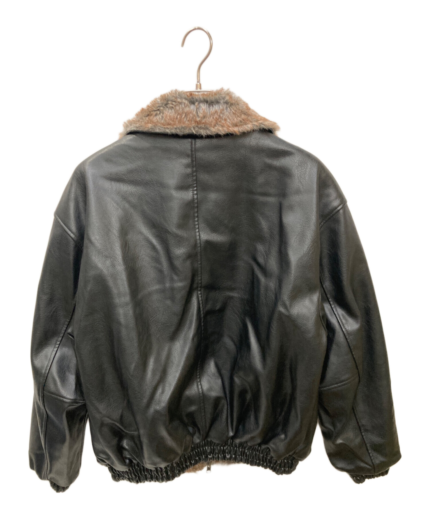 メンズ古着アウター① 中古・古着通販】CAMPHOR WOOD (カンファーウッド) leather/fur faux