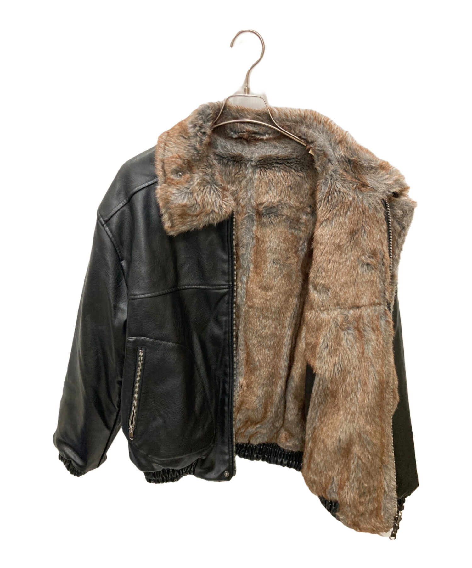 中古・古着通販】CAMPHOR WOOD (カンファーウッド) leather/fur faux
