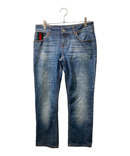 中古・古着通販】GUCCI (グッチ) シェリーラインデニムパンツ