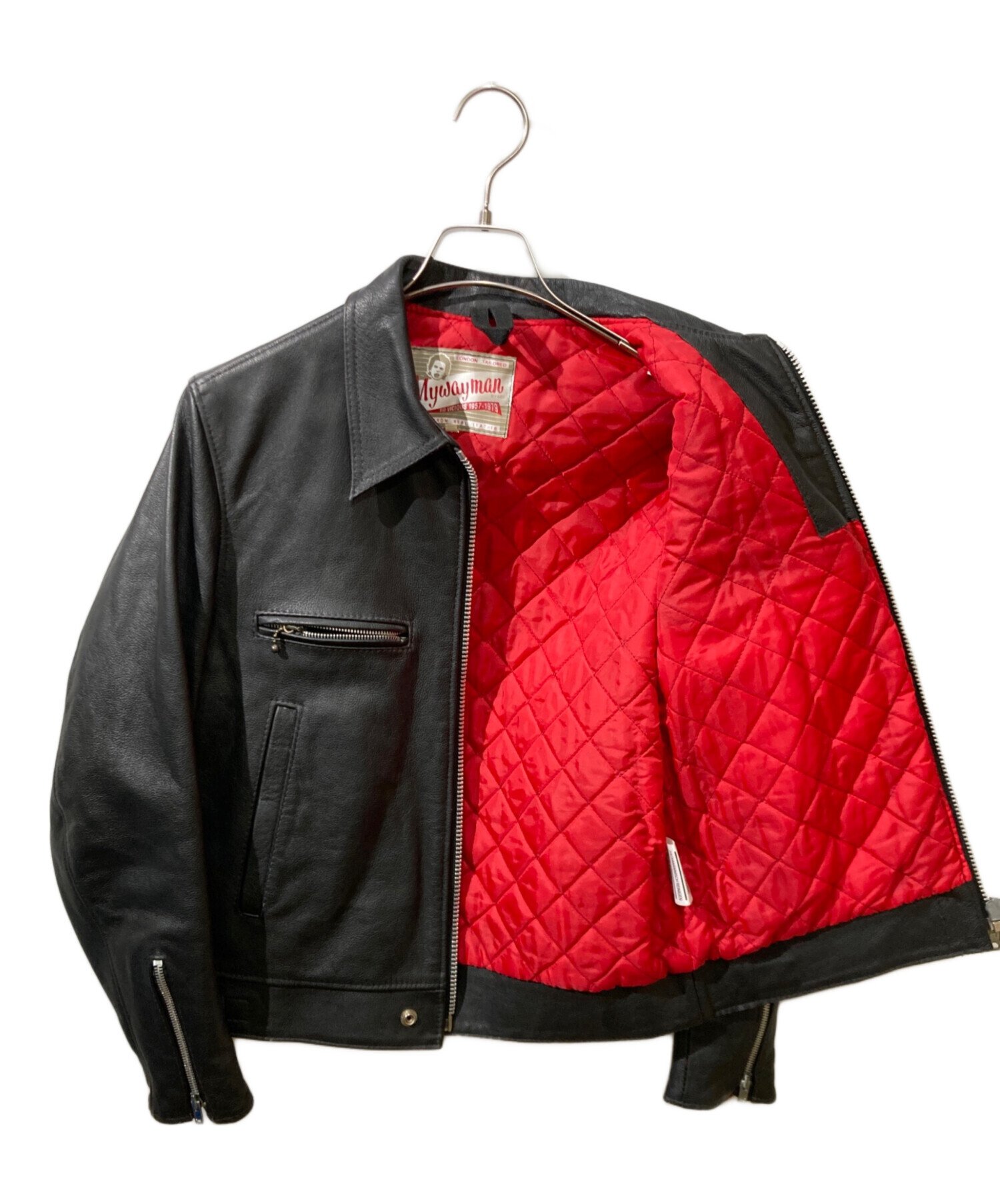 中古・古着通販】666 Leather Wear (666レザーウェア) シングル レザー