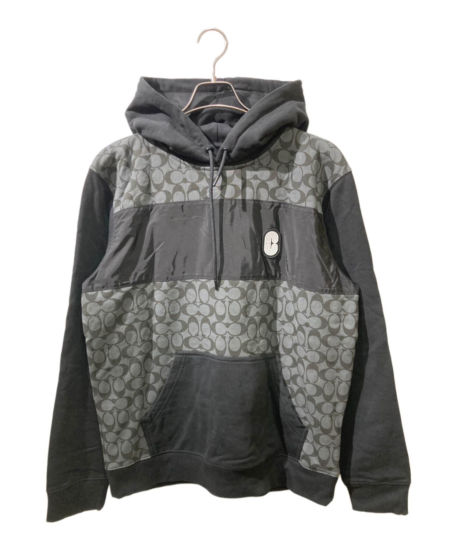 中古・古着通販】COACH (コーチ) シグネチャー フーディー ブラック 