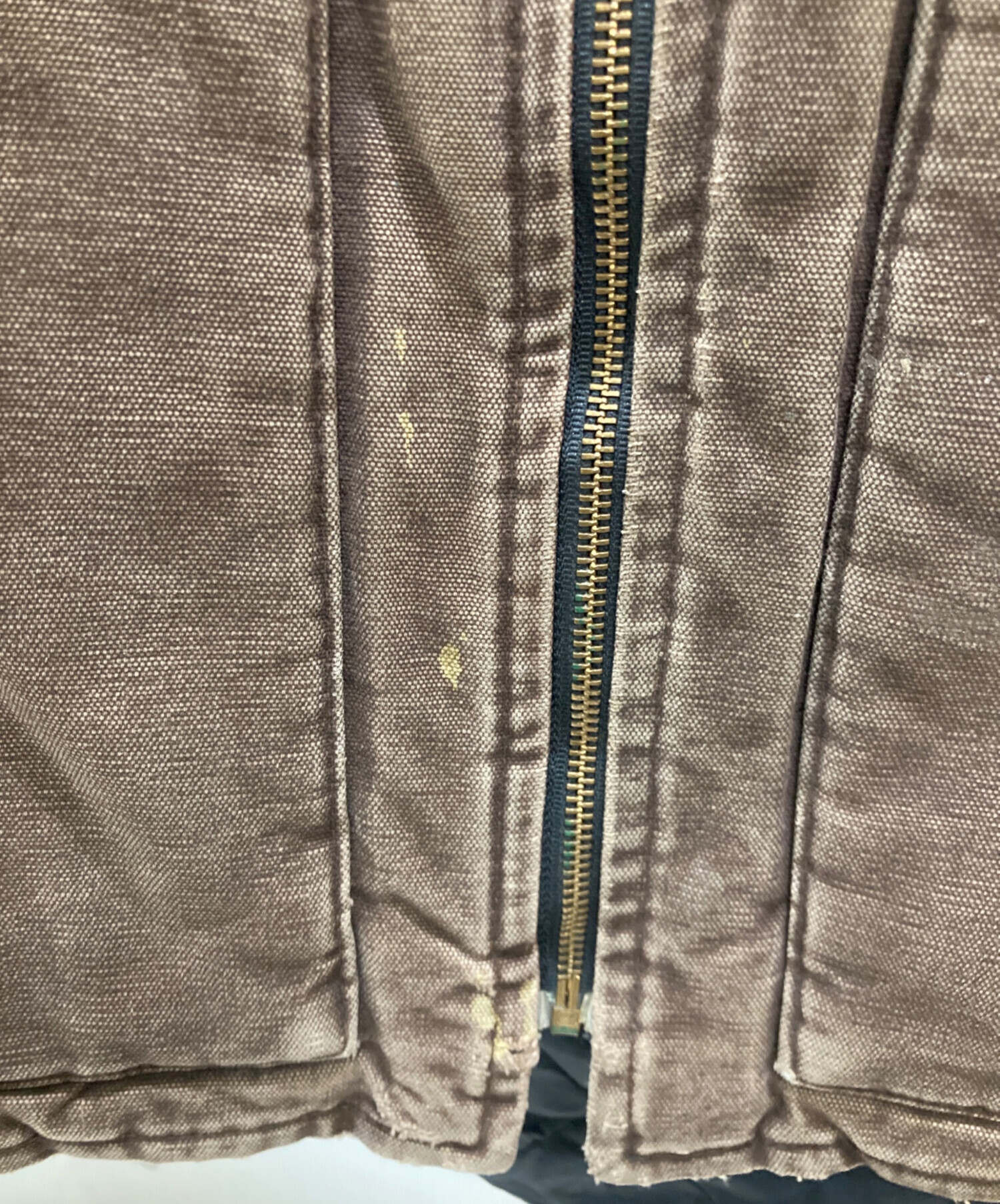 中古・古着通販】CarHartt (カーハート) 00Sダックベスト ブラウン