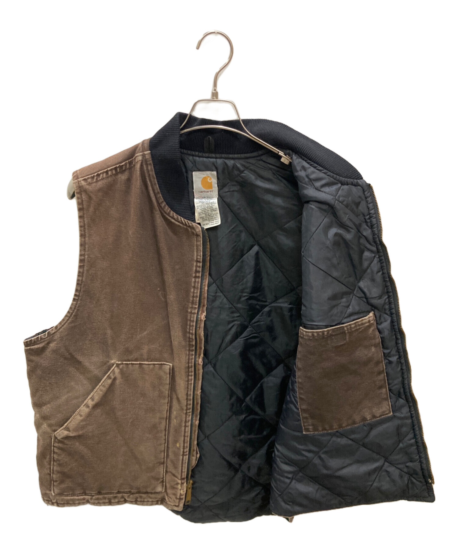 L*n様 【レア】00s Carhartt ダックベスト カーハート ベスト 古 中古・古着通販】CarHartt (カーハート) 00Sダックベスト ブラウン