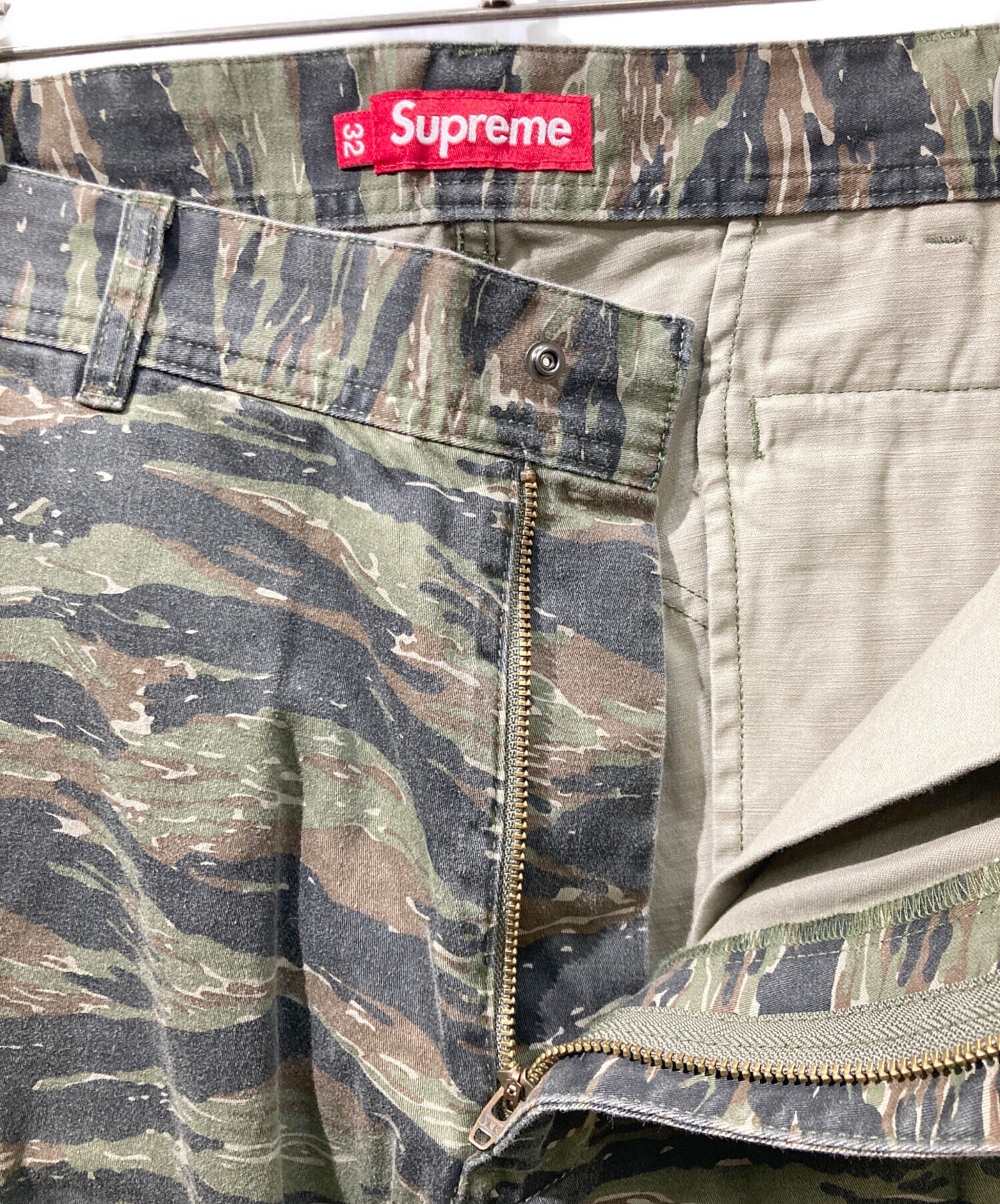 中古・古着通販】SUPREME (シュプリーム) Cargo Pant Olive Tiger Camo