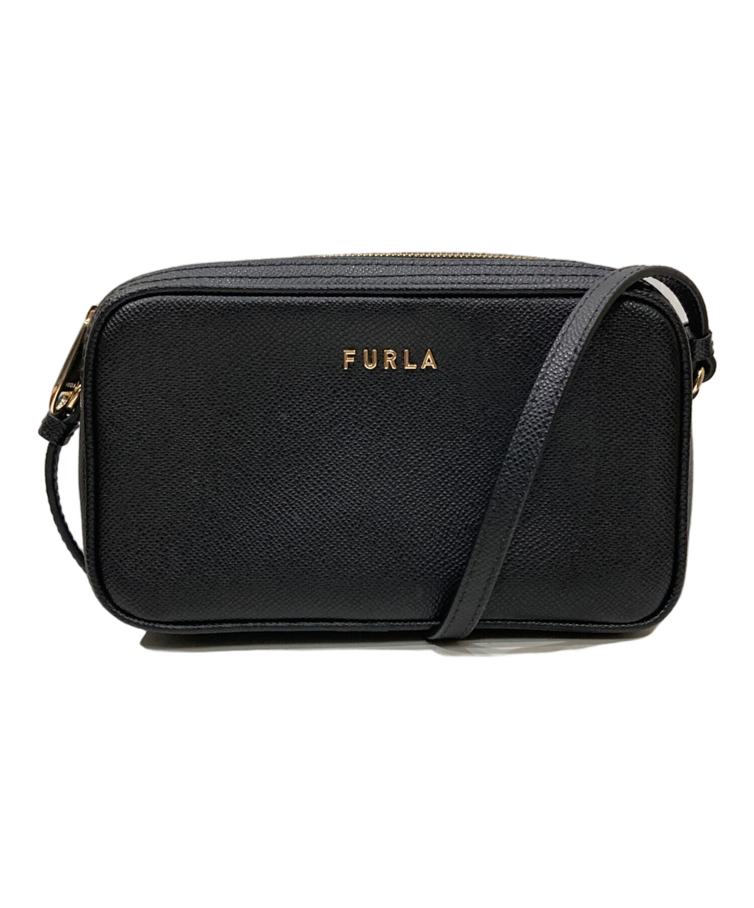 中古・古着通販】FURLA (フルラ) ショルダーバッグ ブラック｜ブランド