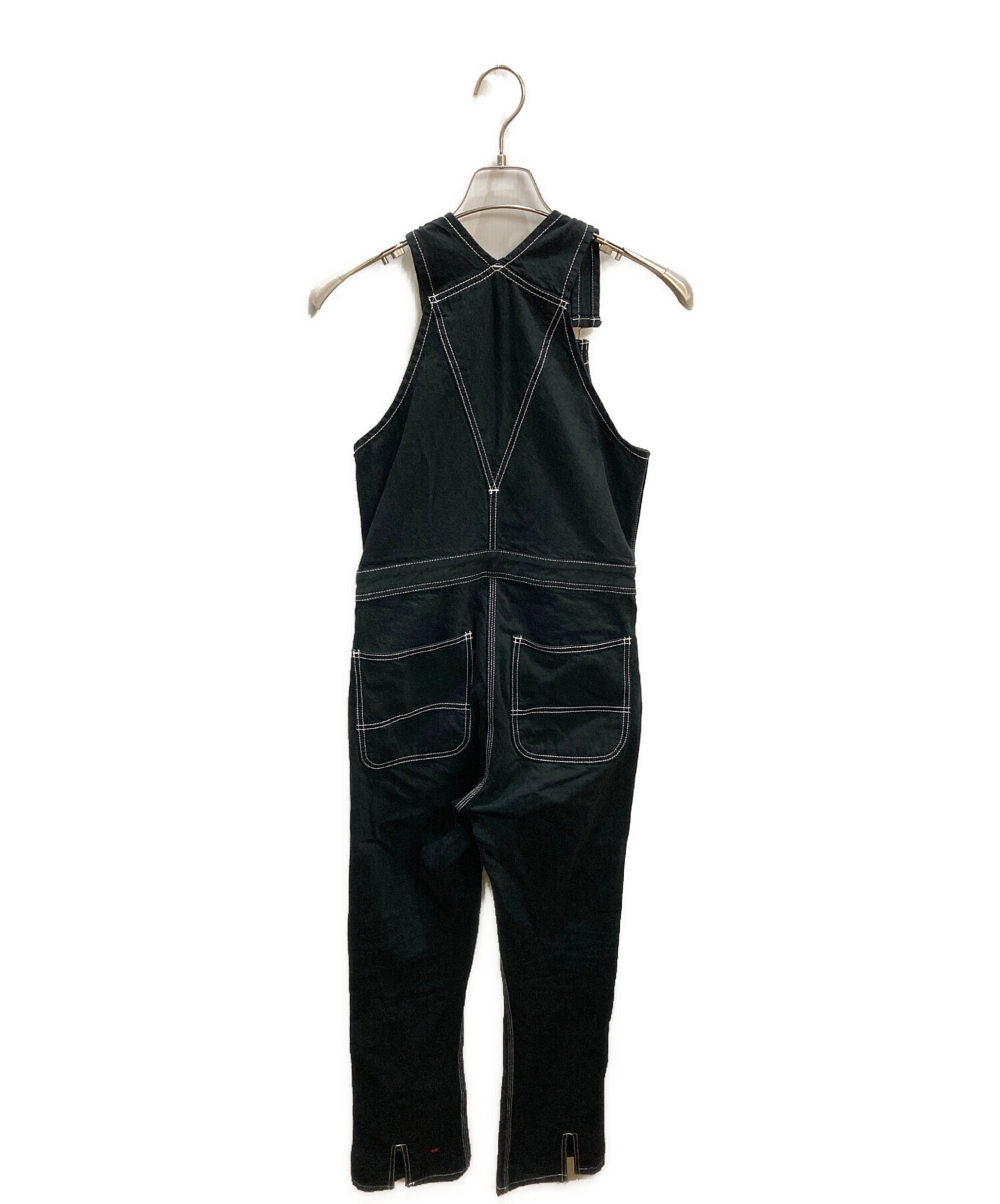 中古・古着通販】holiday (ホリデー) BIG DENIM OVER-ALL ブラック